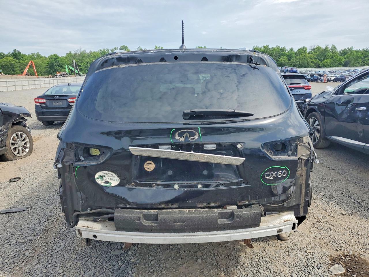 2014 Infiniti Qx60 Base Black vin: 5N1AL0MM7EC549799