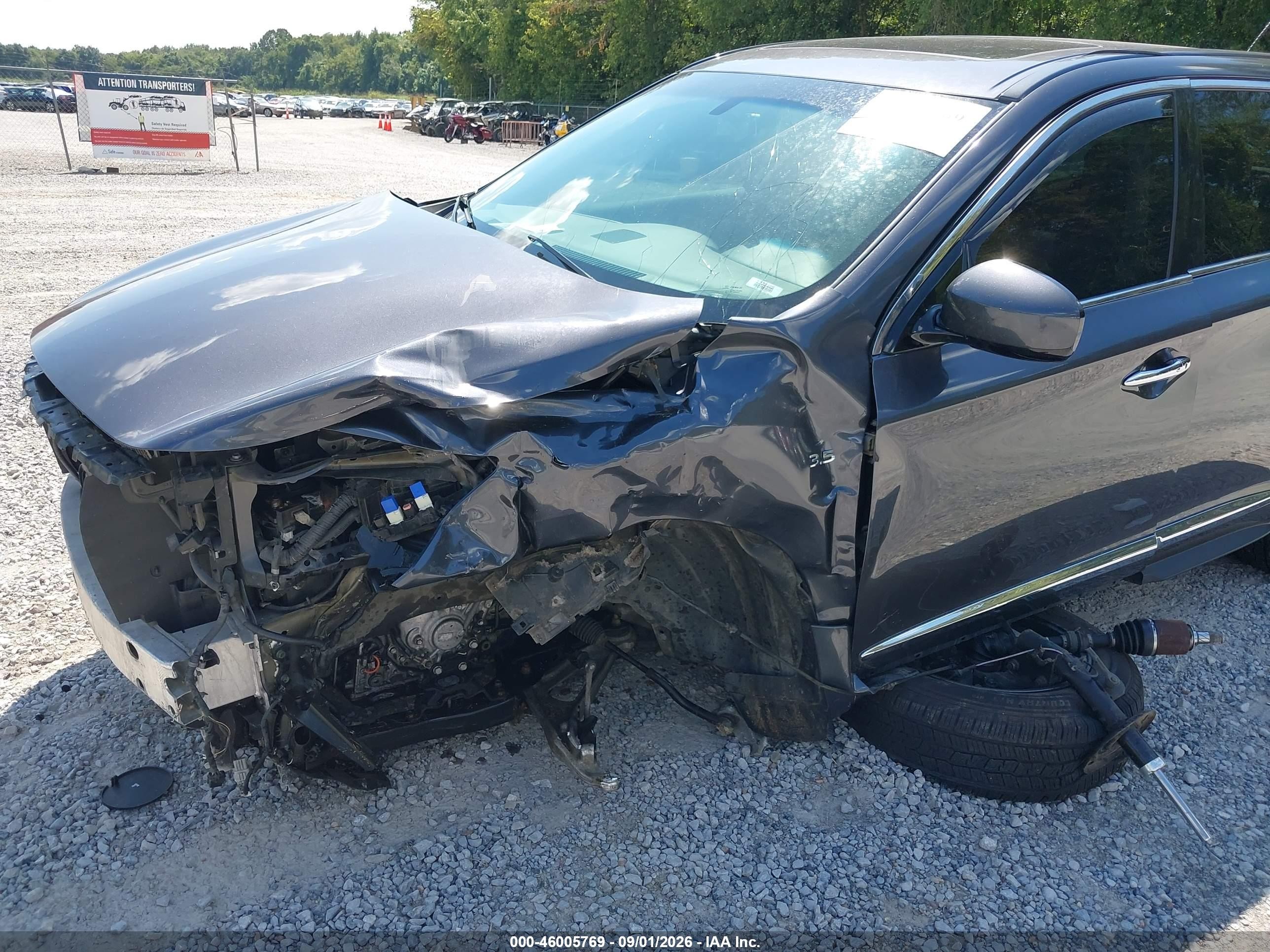 2014 Infiniti Qx60 Gray vin: 5N1AL0MM7EC551472