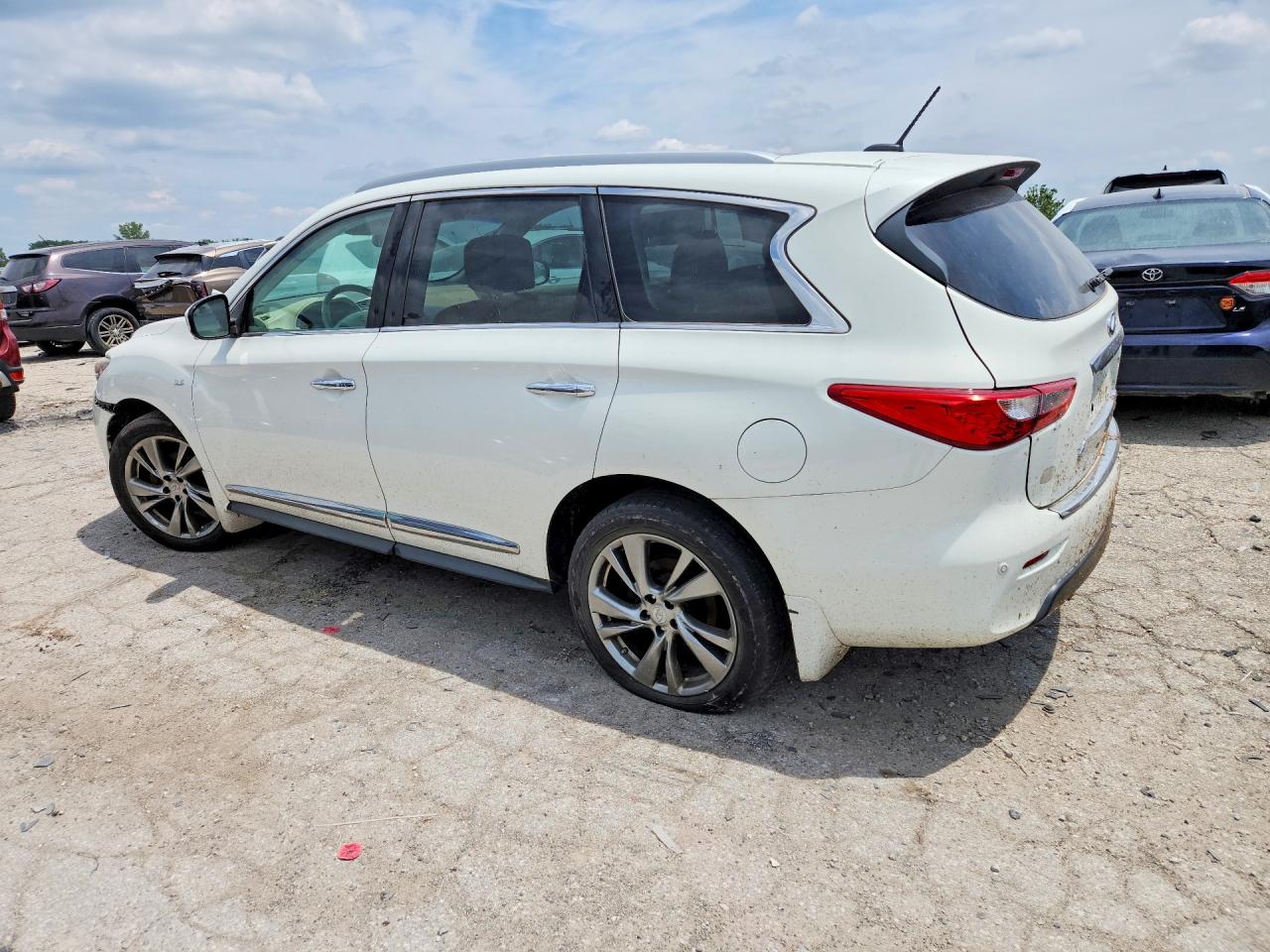 2014 Infiniti Qx60 Base White vin: 5N1AL0MM7EC552556