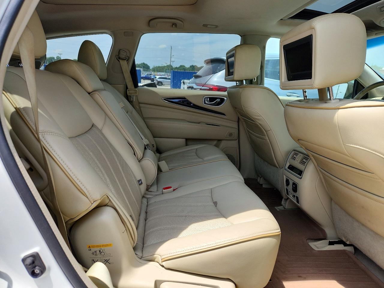2014 Infiniti Qx60 Base White vin: 5N1AL0MM7EC552556