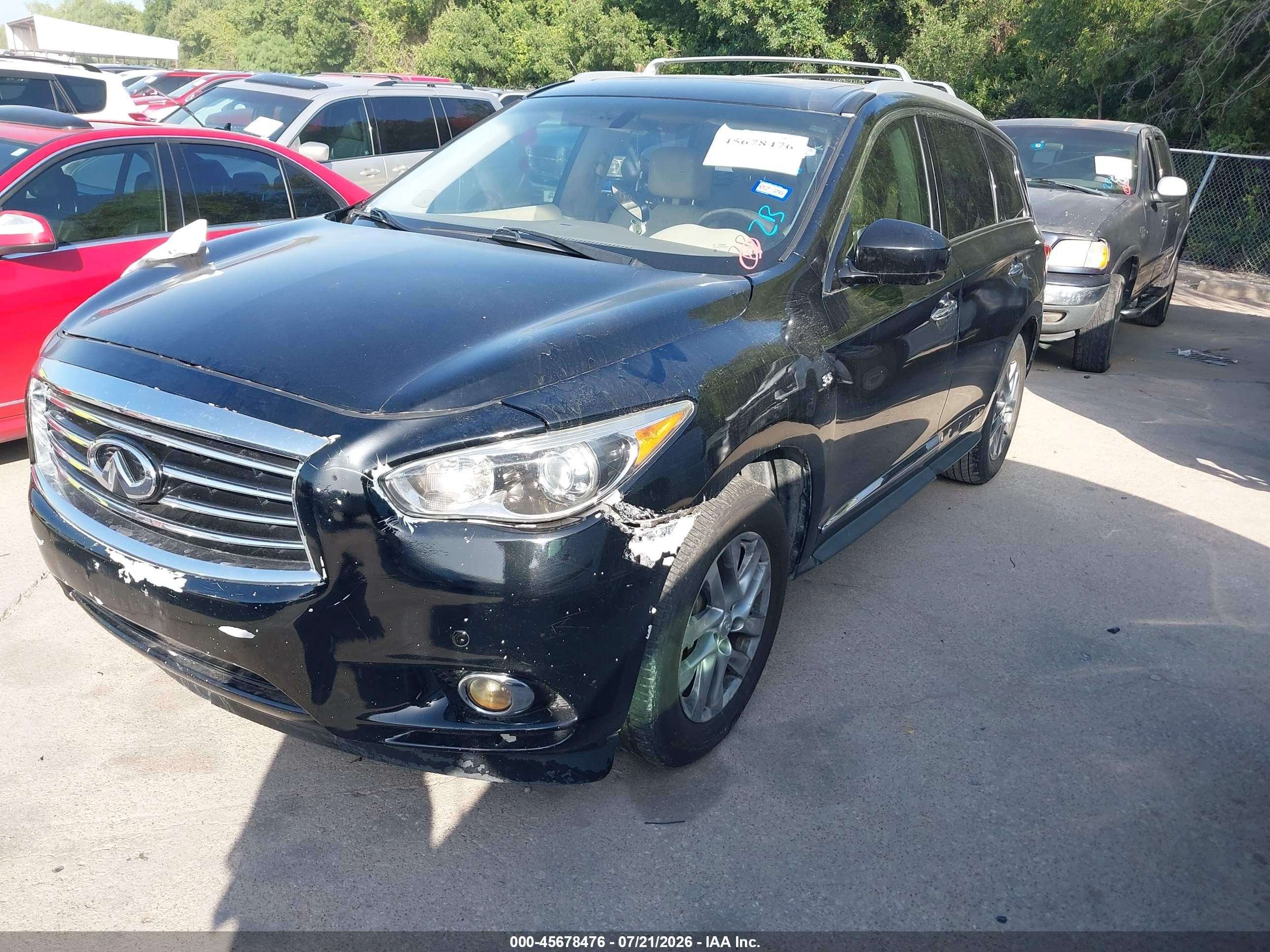 2014 Infiniti Qx60   Black vin: 5N1AL0MM7EC554047