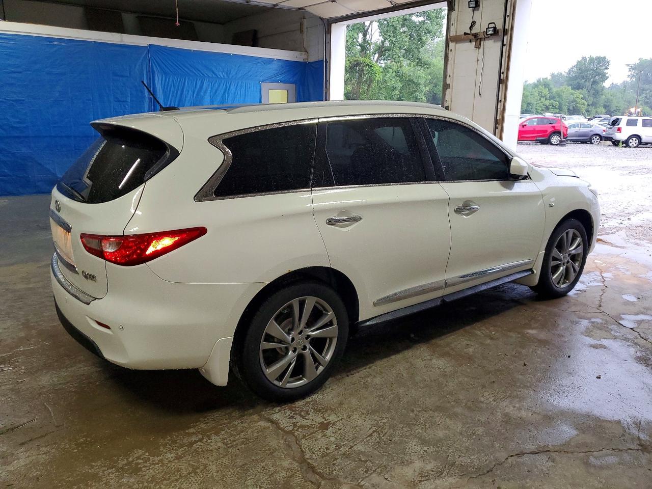 2014 Infiniti Qx60 Base White vin: 5N1AL0MM7EC555327