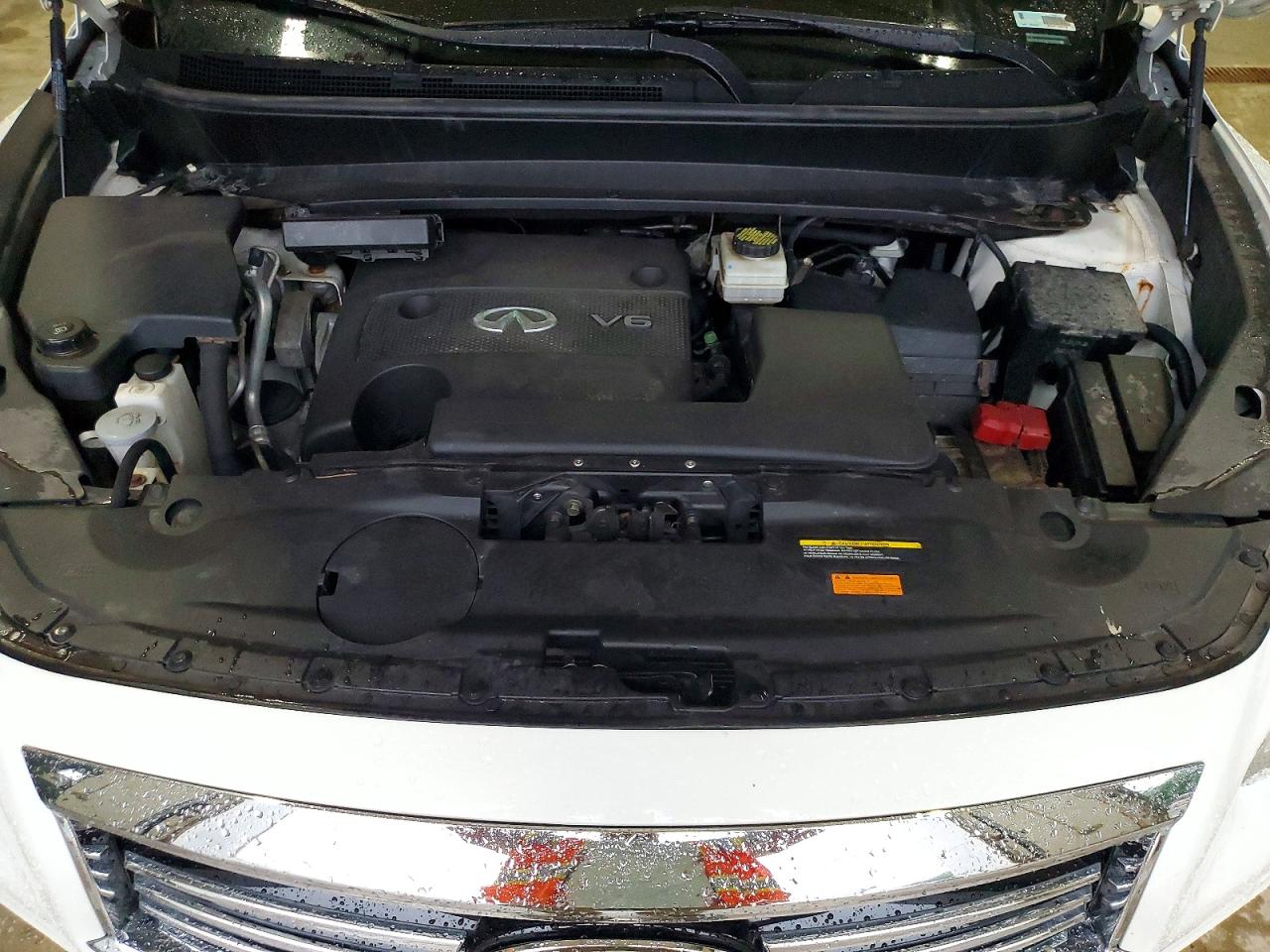 2014 Infiniti Qx60 Base White vin: 5N1AL0MM7EC555327