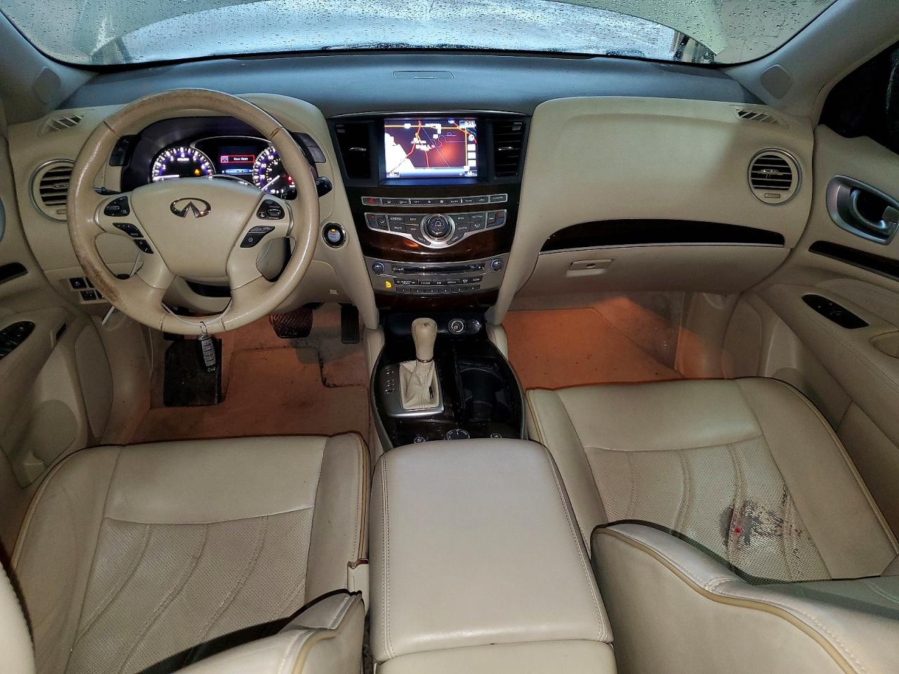 2014 Infiniti Qx60 Base White vin: 5N1AL0MM7EC555327