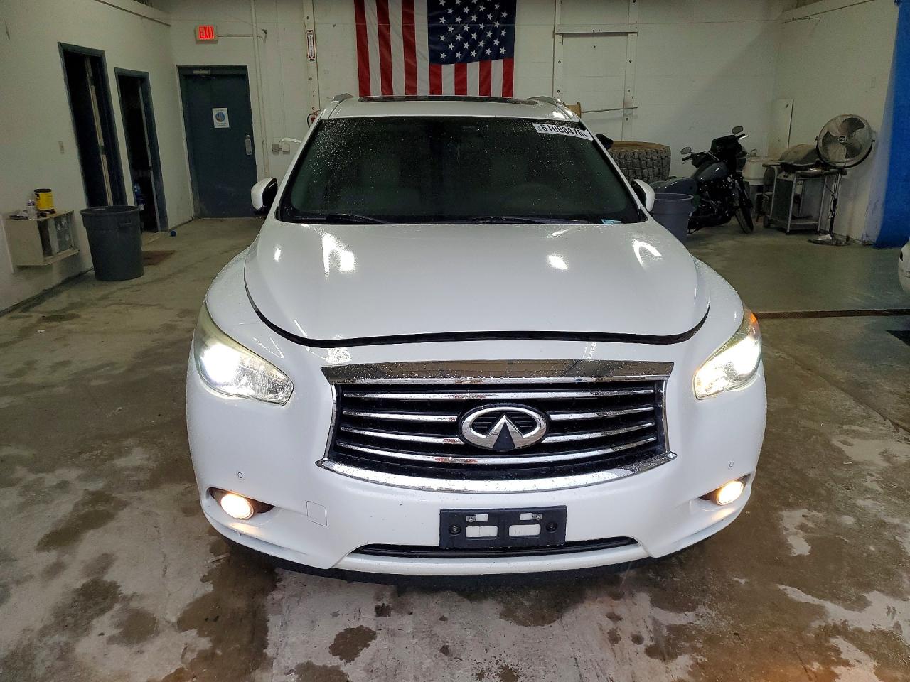 2014 Infiniti Qx60 Base White vin: 5N1AL0MM7EC555327