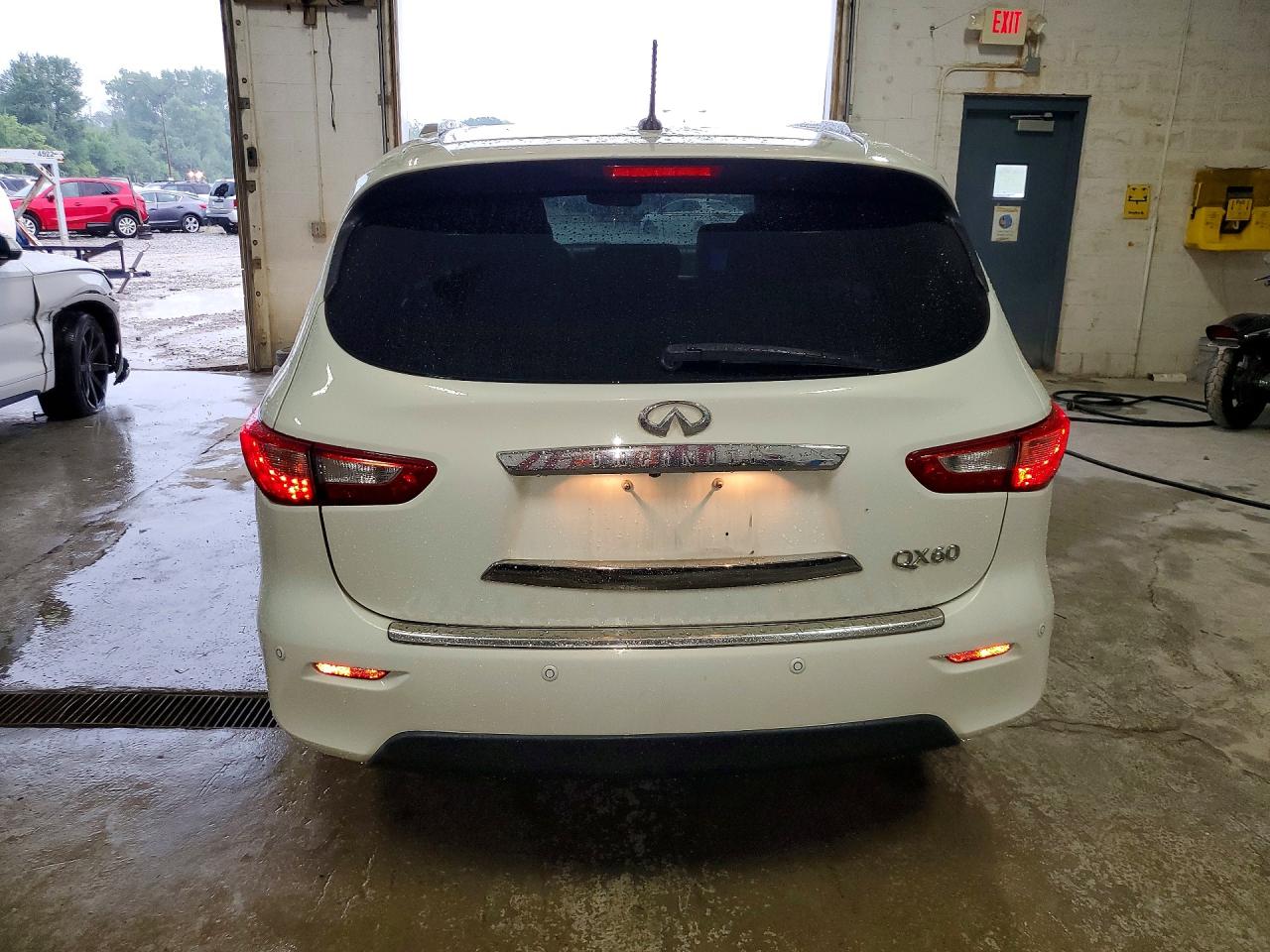 2014 Infiniti Qx60 Base White vin: 5N1AL0MM7EC555327