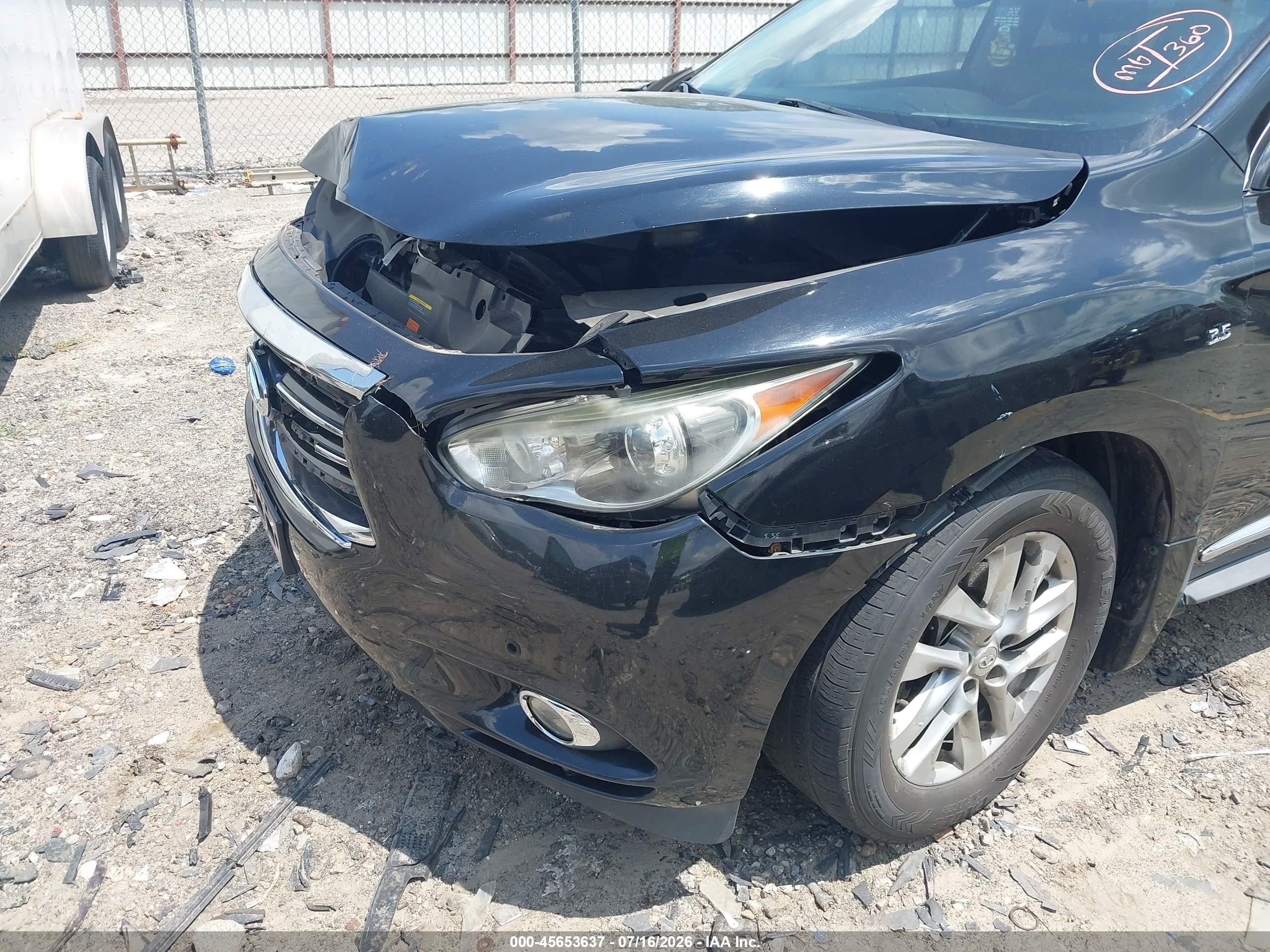 2014 Infiniti Qx60   Black vin: 5N1AL0MM7EC555523