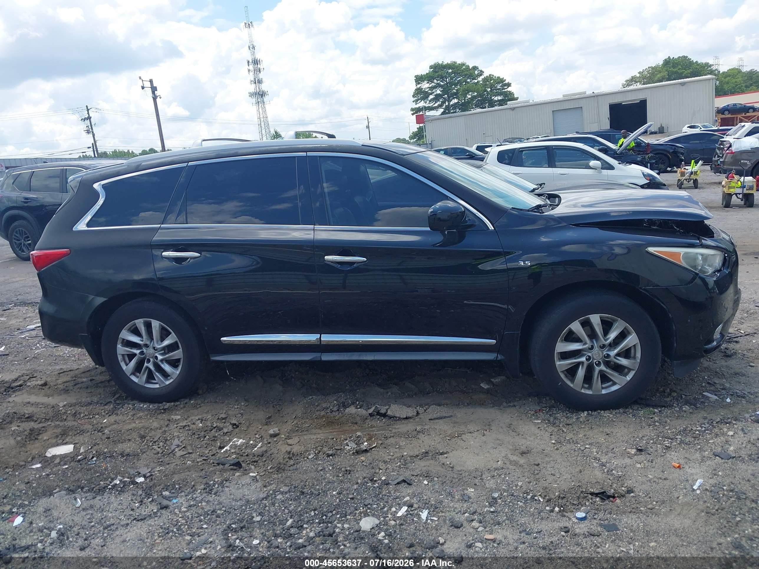 2014 Infiniti Qx60   Black vin: 5N1AL0MM7EC555523