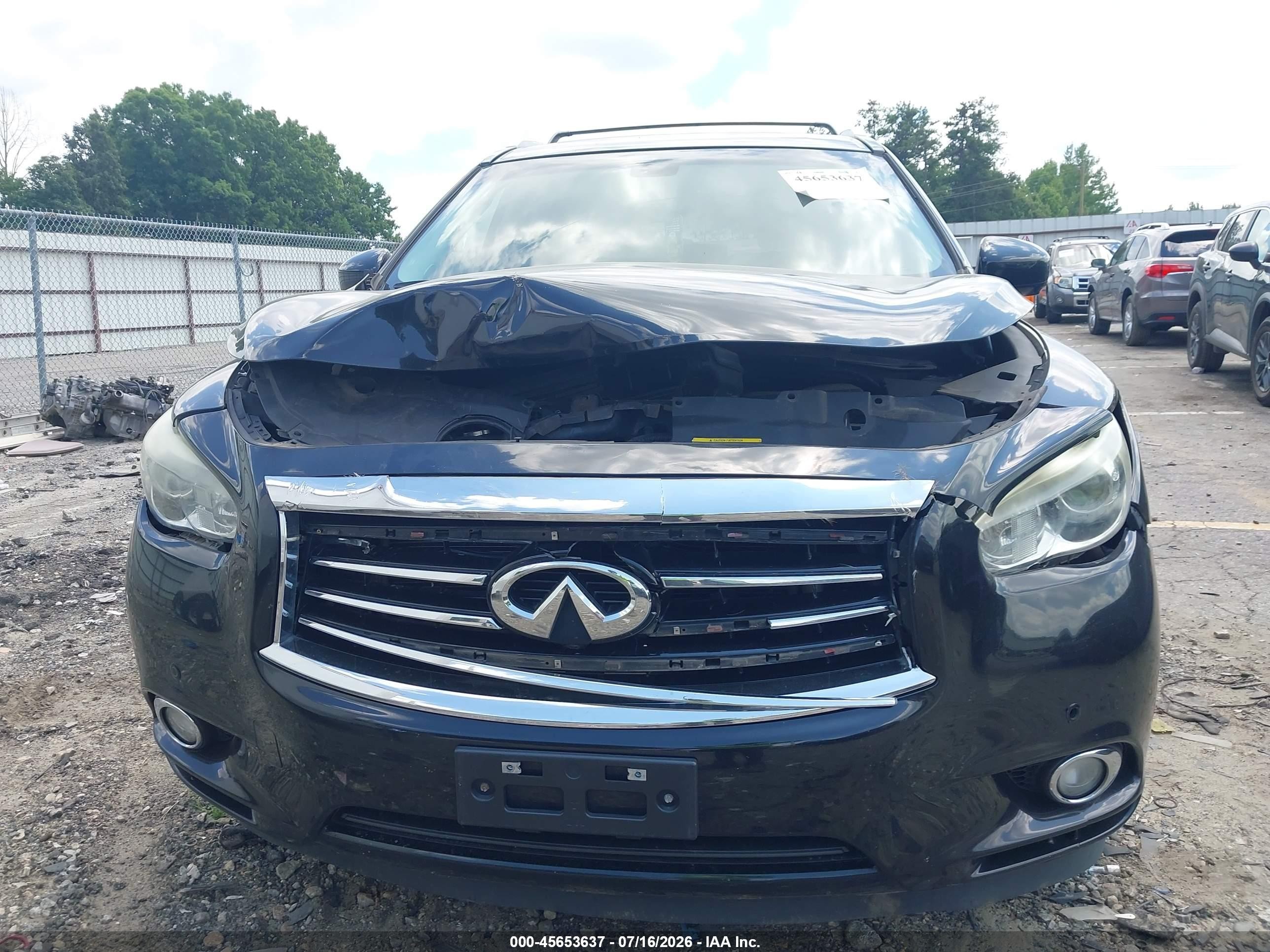 2014 Infiniti Qx60   Black vin: 5N1AL0MM7EC555523