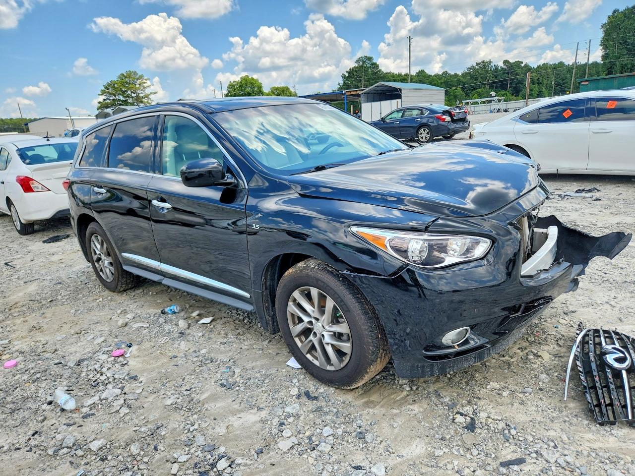 2015 Infiniti Qx60 Base Black vin: 5N1AL0MM7FC502922