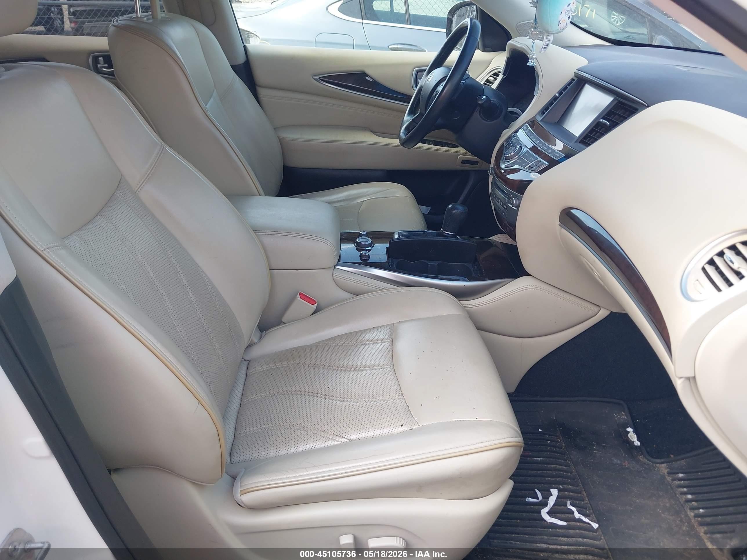 2015 Infiniti Qx60 White vin: 5N1AL0MM7FC503066