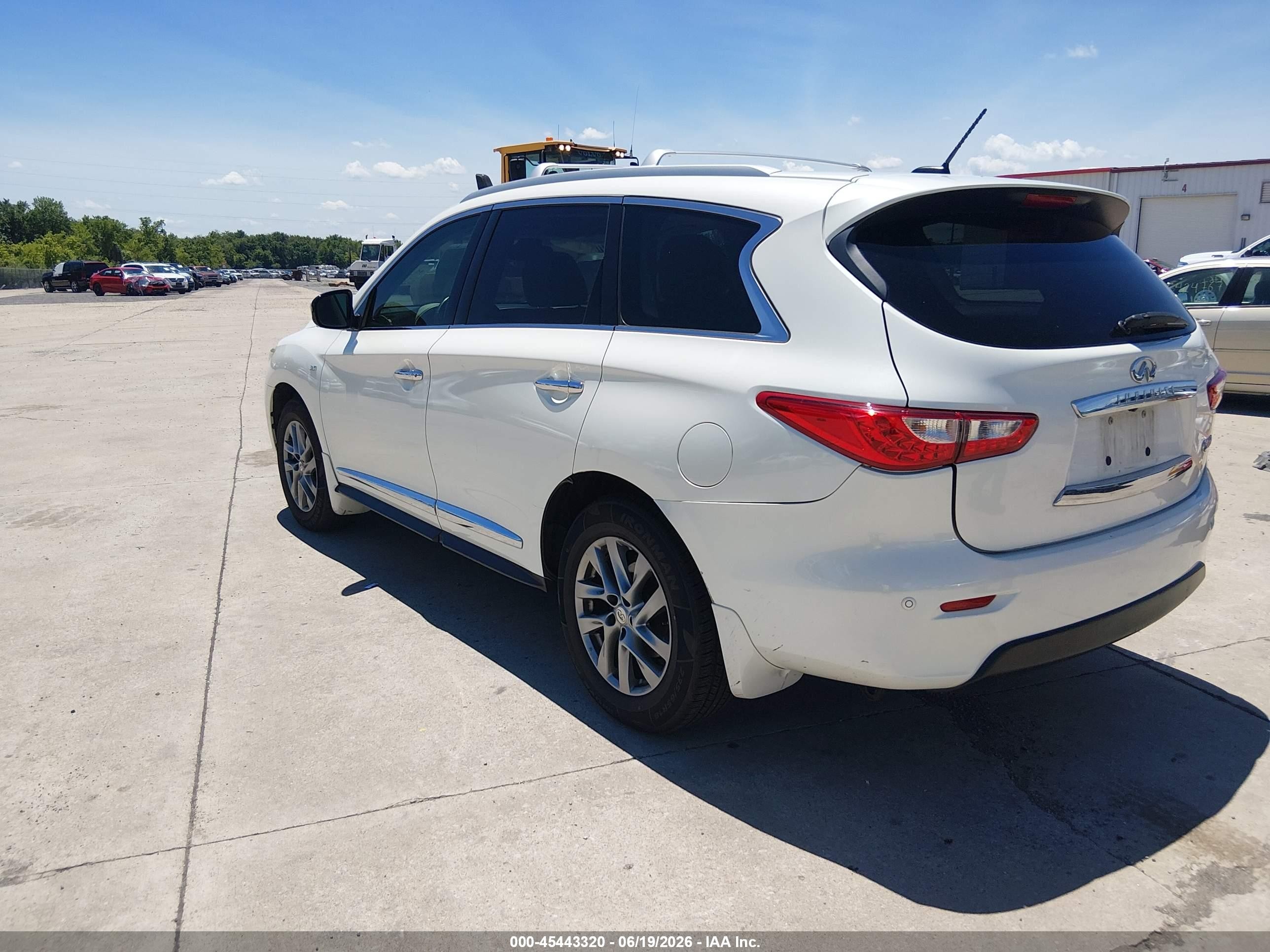 2015 Infiniti Qx60   Белый vin: 5N1AL0MM7FC511328
