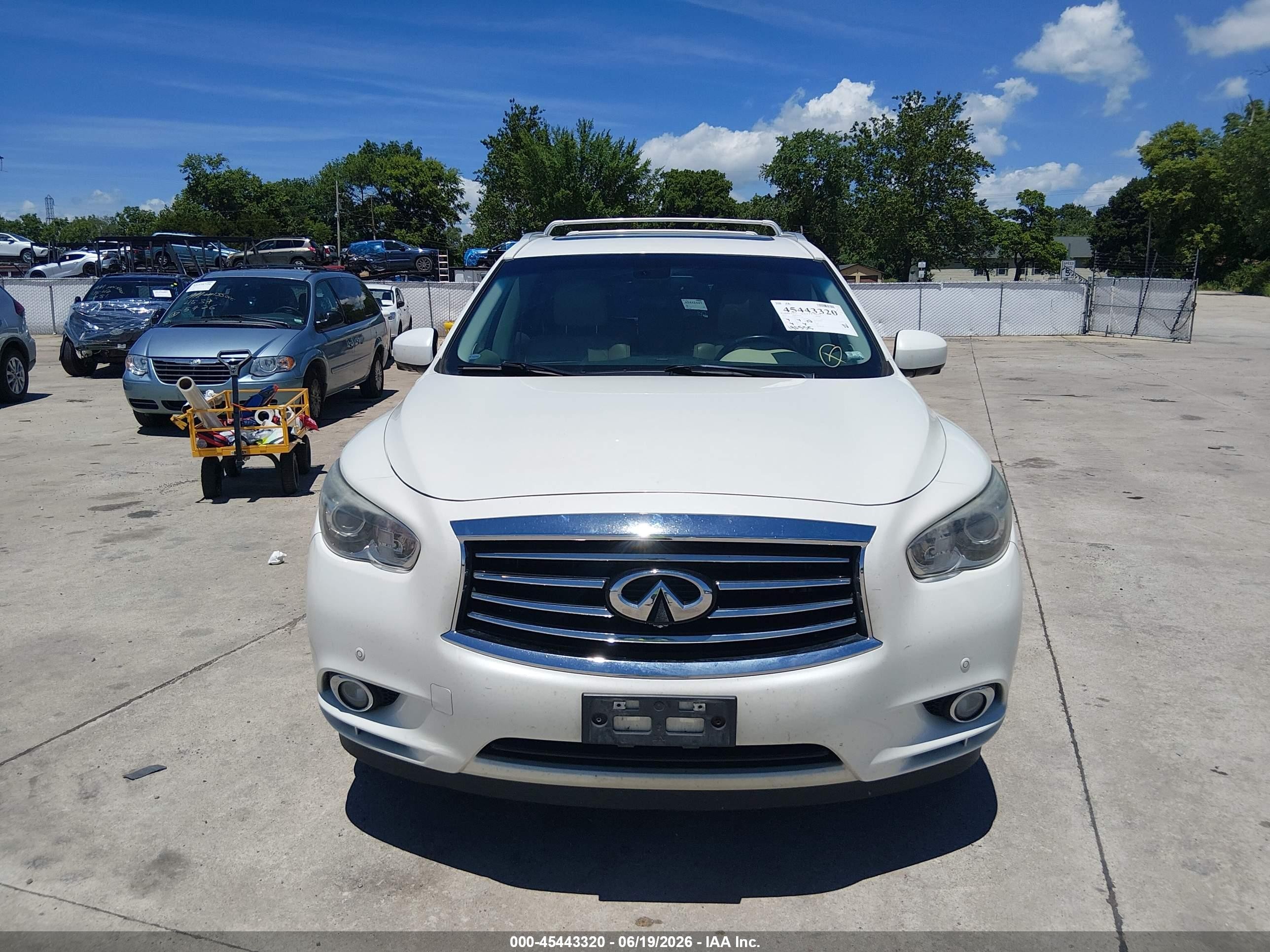 2015 Infiniti Qx60   Белый vin: 5N1AL0MM7FC511328