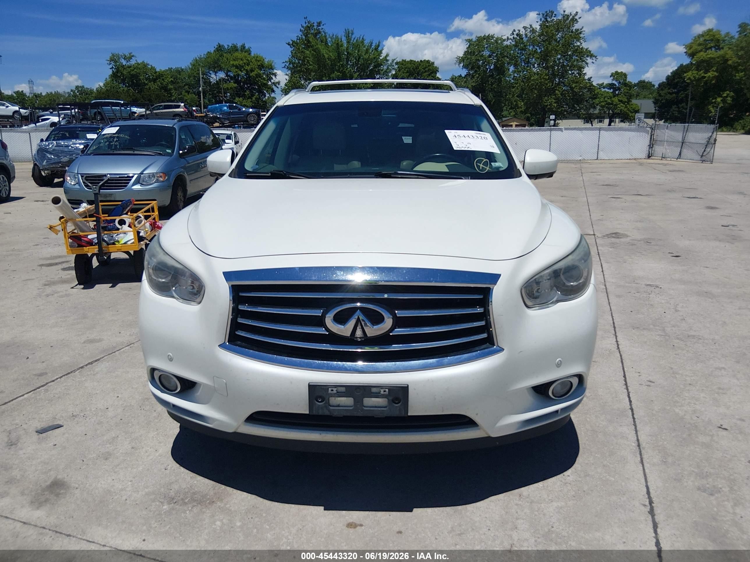 2015 Infiniti Qx60   Белый vin: 5N1AL0MM7FC511328