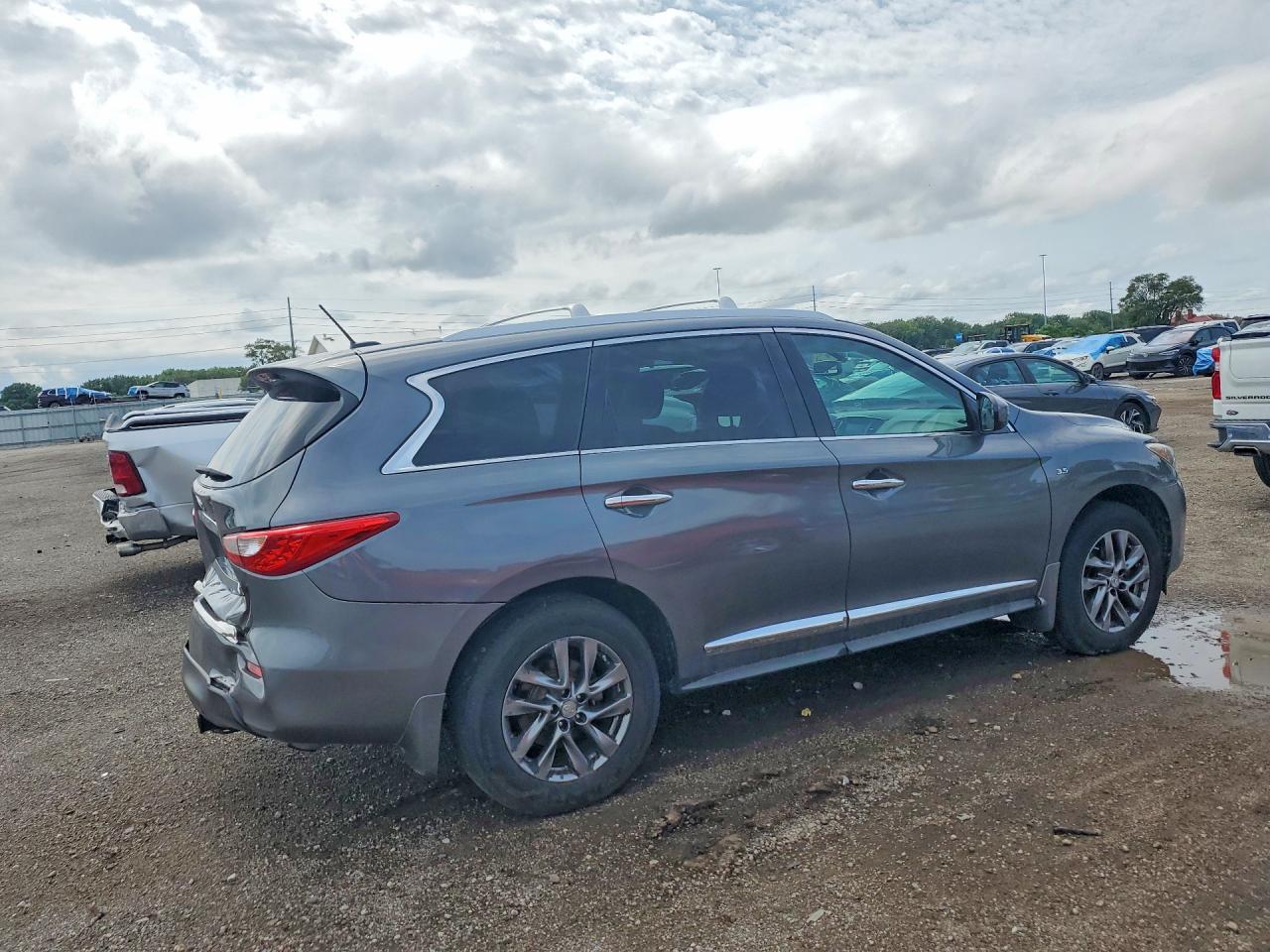 2015 Infiniti Qx60 Base Gray vin: 5N1AL0MM7FC511832