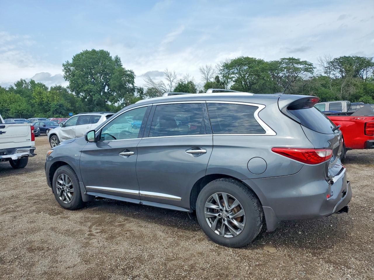 2015 Infiniti Qx60 Base Gray vin: 5N1AL0MM7FC511832