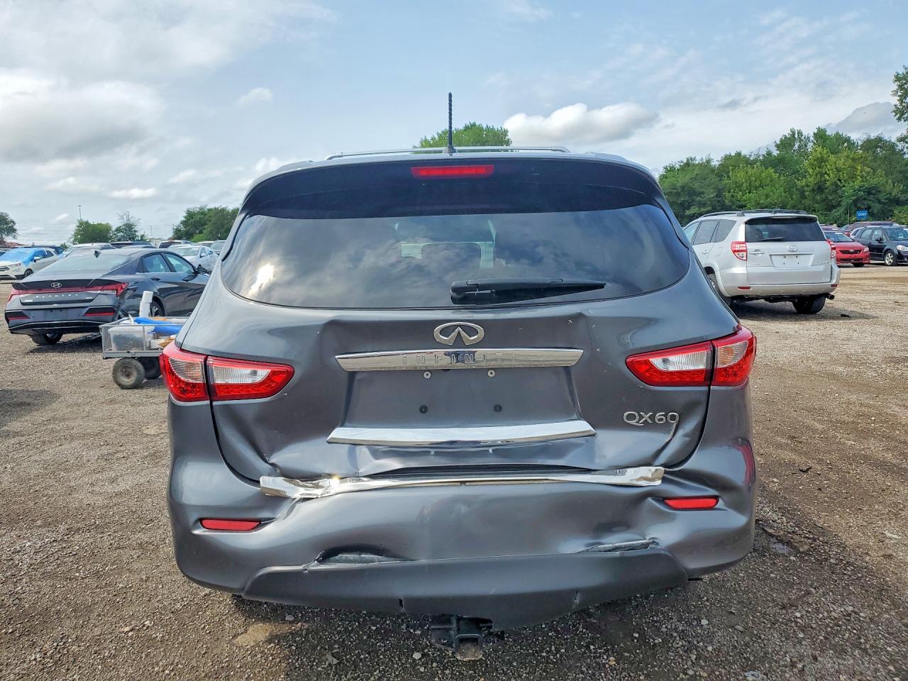 2015 Infiniti Qx60 Base Gray vin: 5N1AL0MM7FC511832
