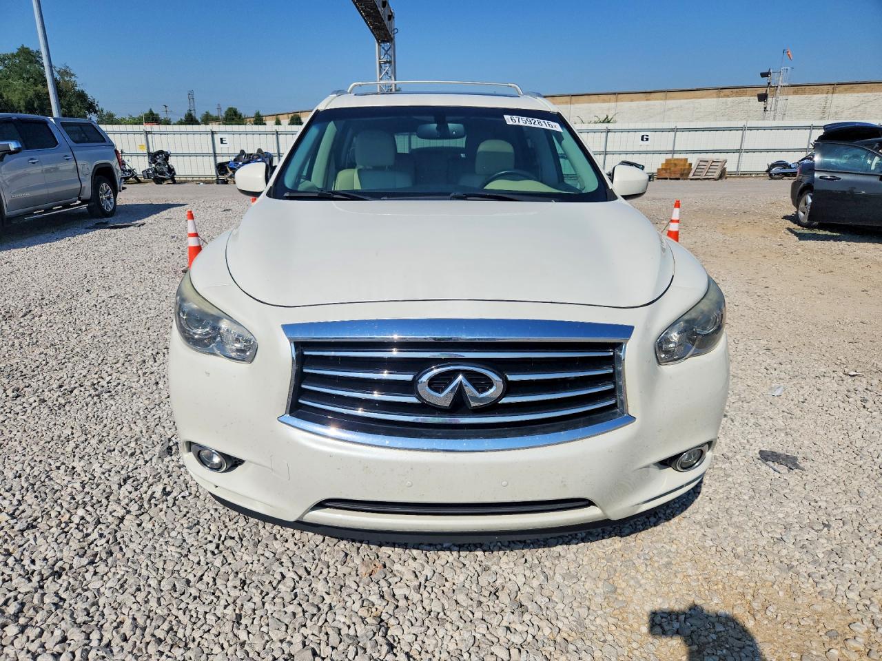 2015 Infiniti Qx60 Base Белый vin: 5N1AL0MM7FC514312