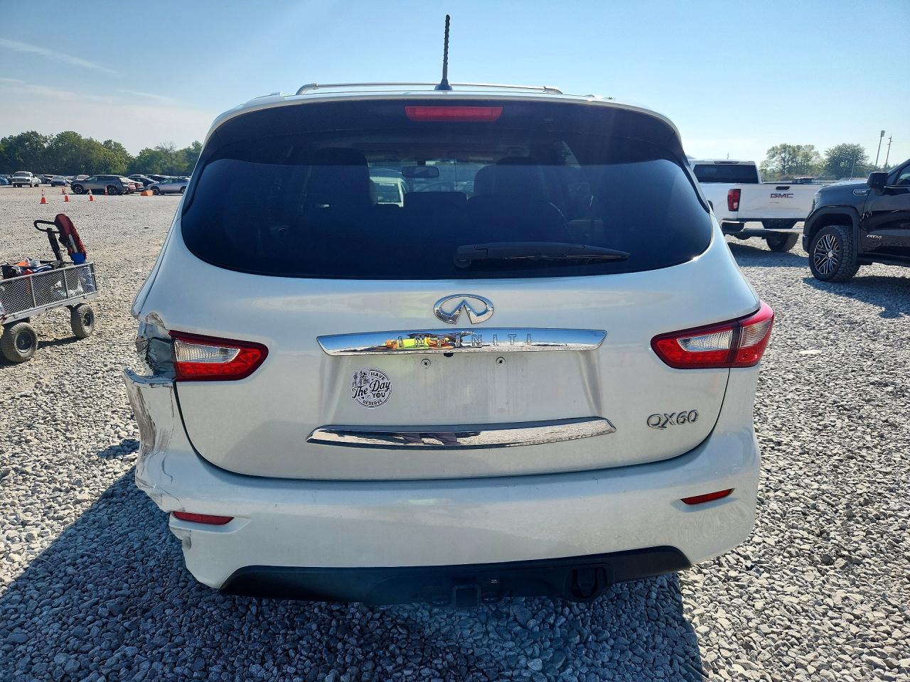 2015 Infiniti Qx60 Base Белый vin: 5N1AL0MM7FC514312