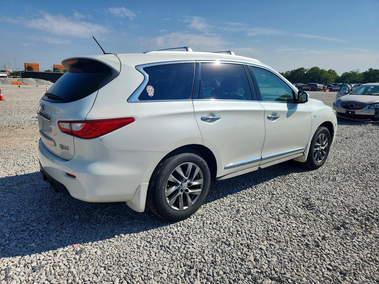 2015 Infiniti Qx60 Base Белый vin: 5N1AL0MM7FC514312