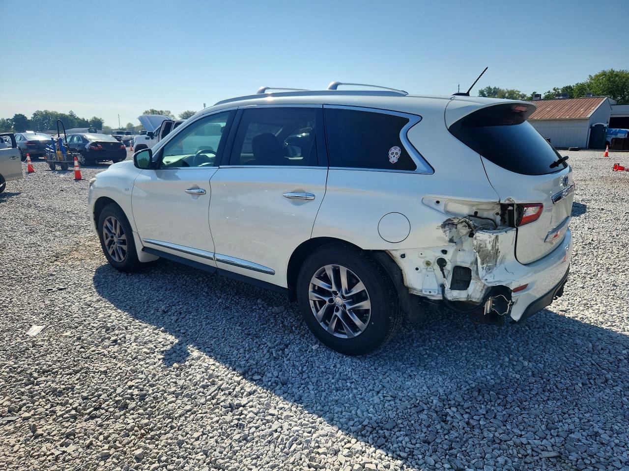 2015 Infiniti Qx60 Base Белый vin: 5N1AL0MM7FC514312