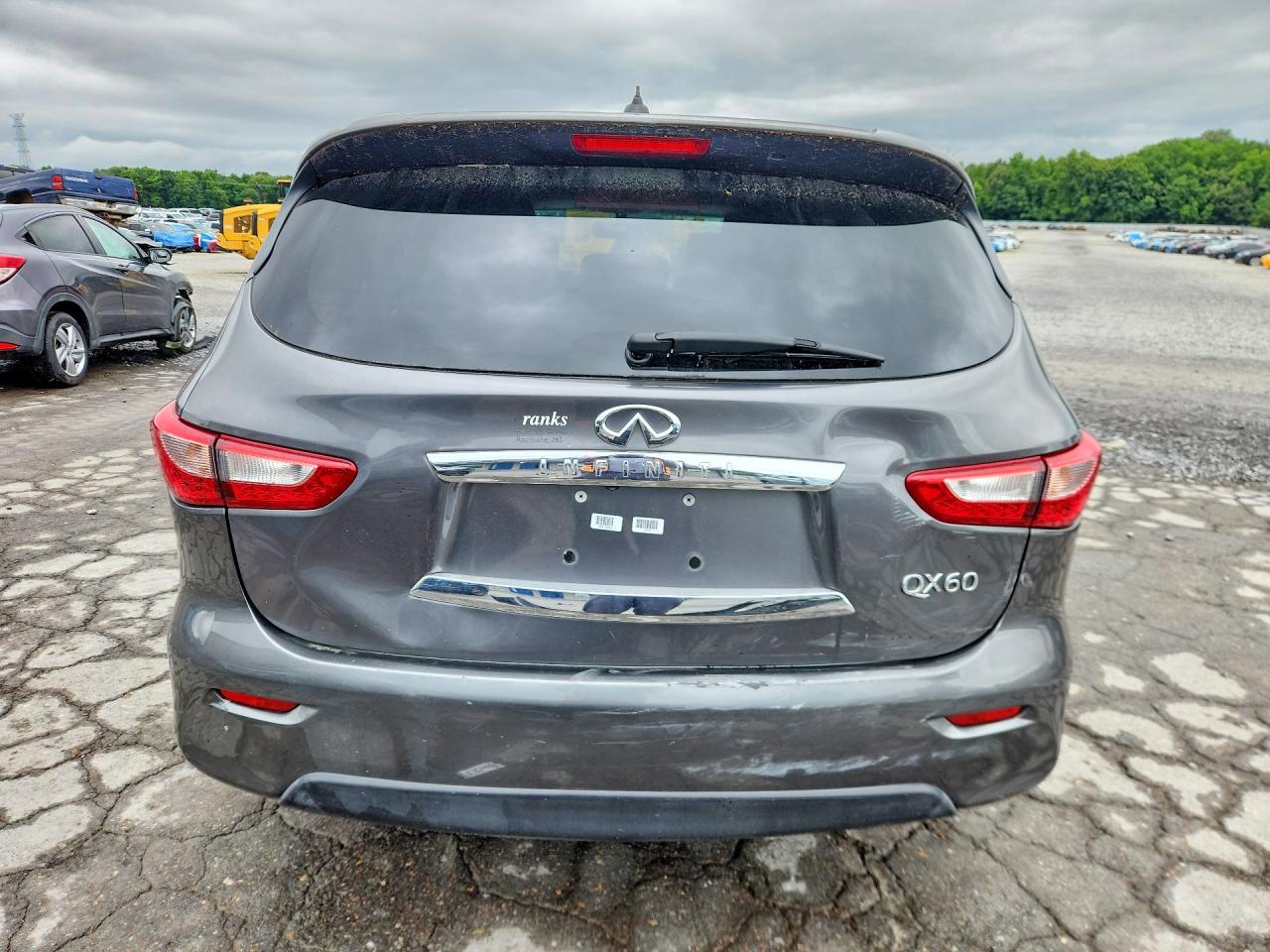 2015 Infiniti Qx60 Base Gray vin: 5N1AL0MM7FC518411
