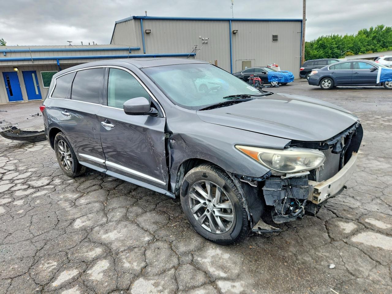 2015 Infiniti Qx60 Base Gray vin: 5N1AL0MM7FC518411