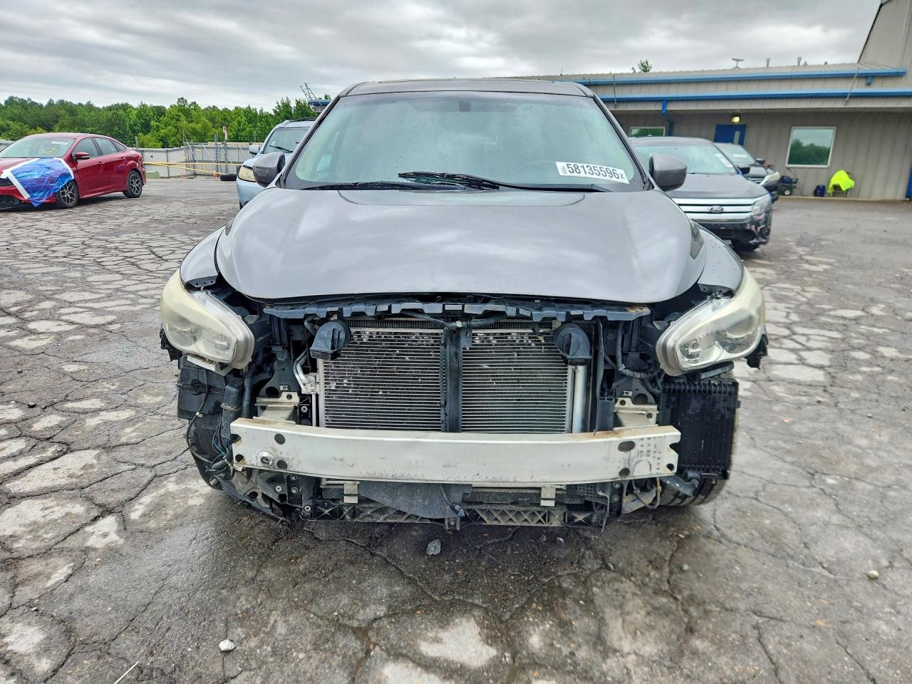 2015 Infiniti Qx60 Base Gray vin: 5N1AL0MM7FC518411