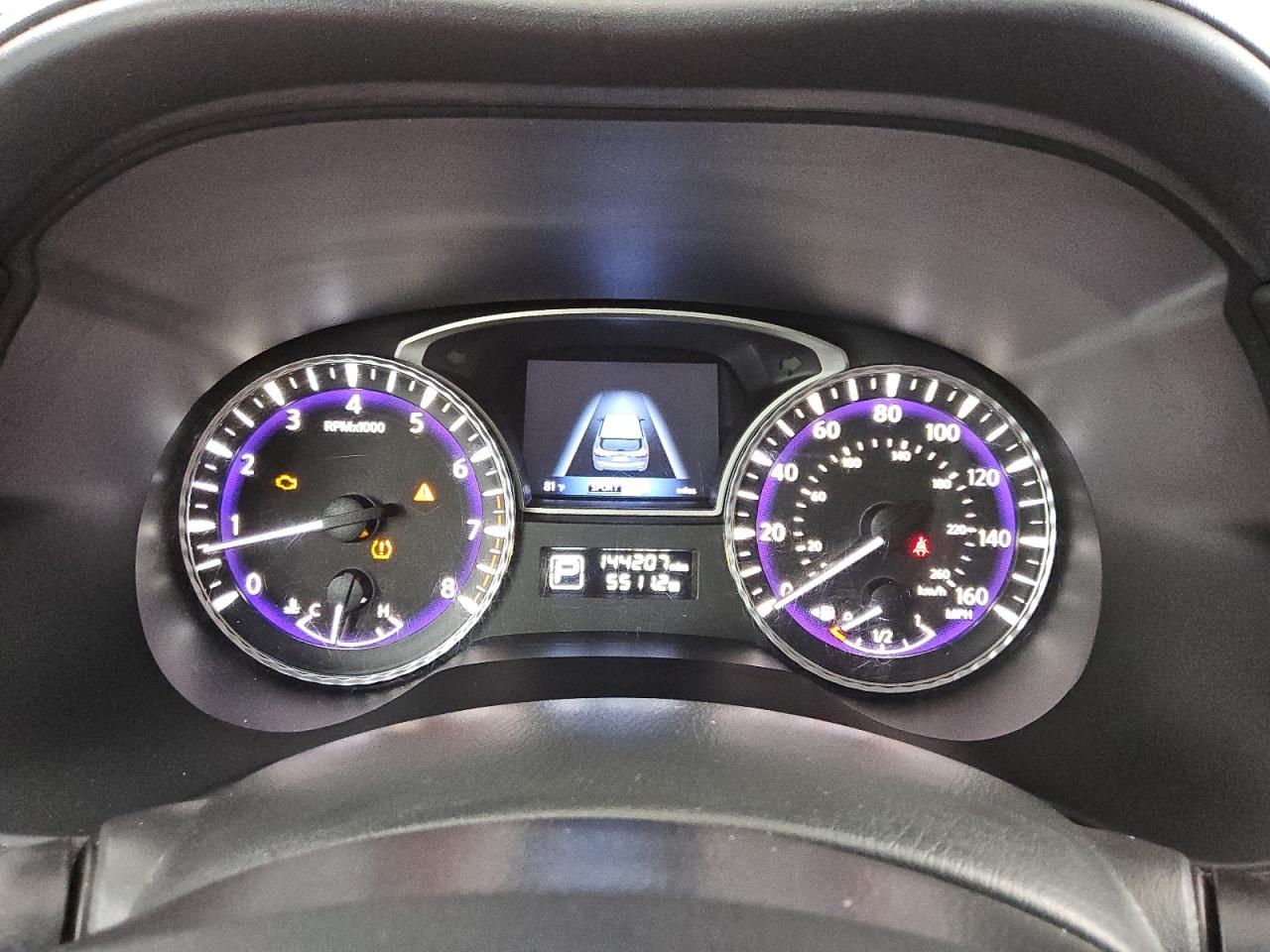 2015 Infiniti Qx60 Base Black vin: 5N1AL0MM7FC527450 Damage: Warning Light - Engine, On, Unacceptable