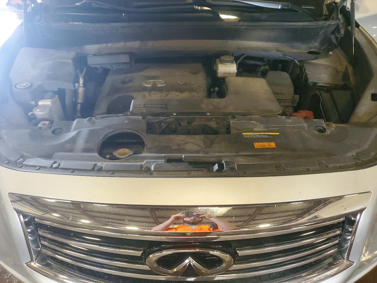 2015 Infiniti Qx60 Base Silver vin: 5N1AL0MM7FC530445