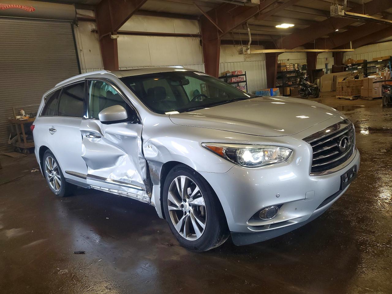 2015 Infiniti Qx60 Base Silver vin: 5N1AL0MM7FC530445