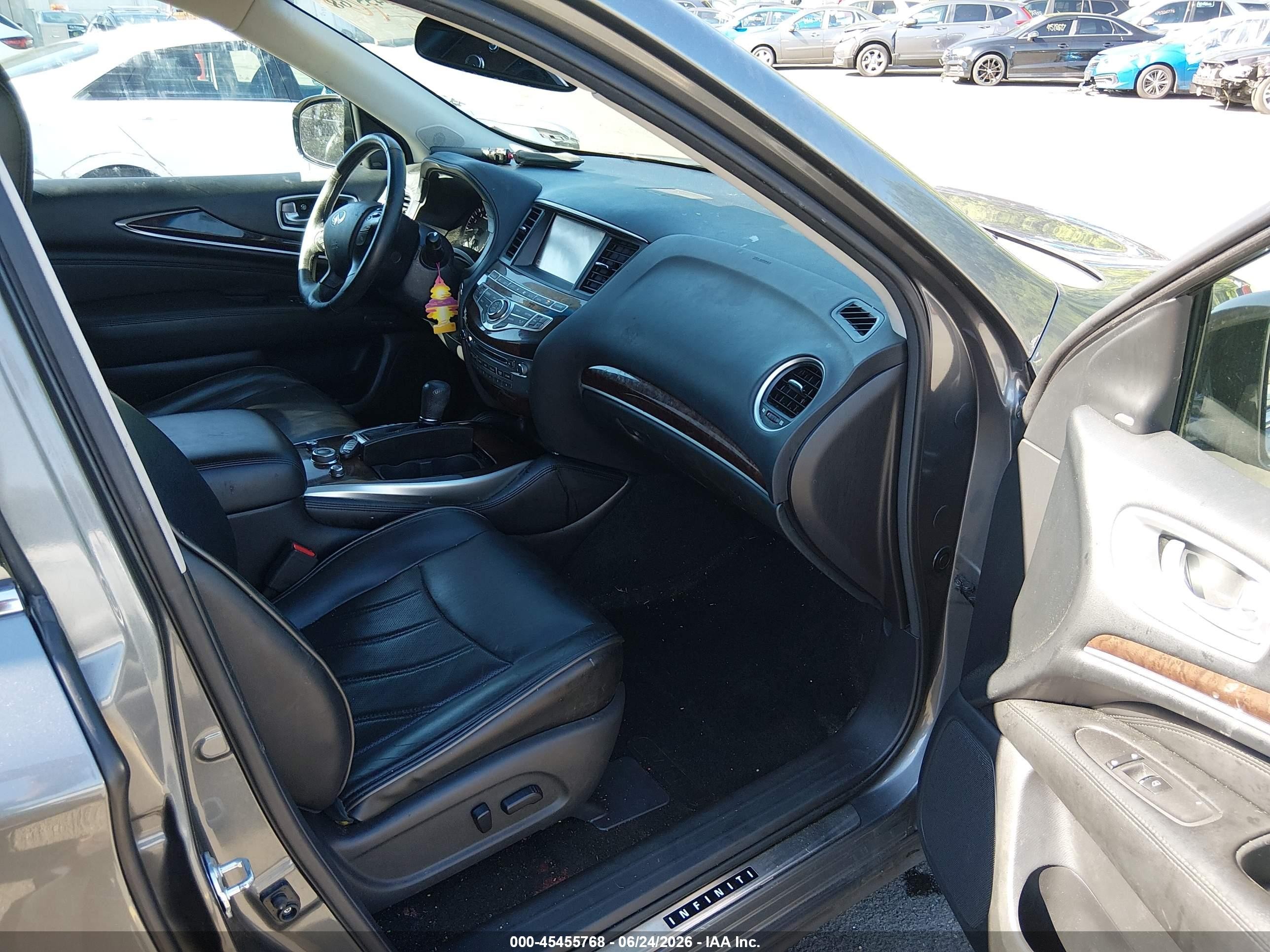 2015 Infiniti Qx60   Gray vin: 5N1AL0MM7FC532096