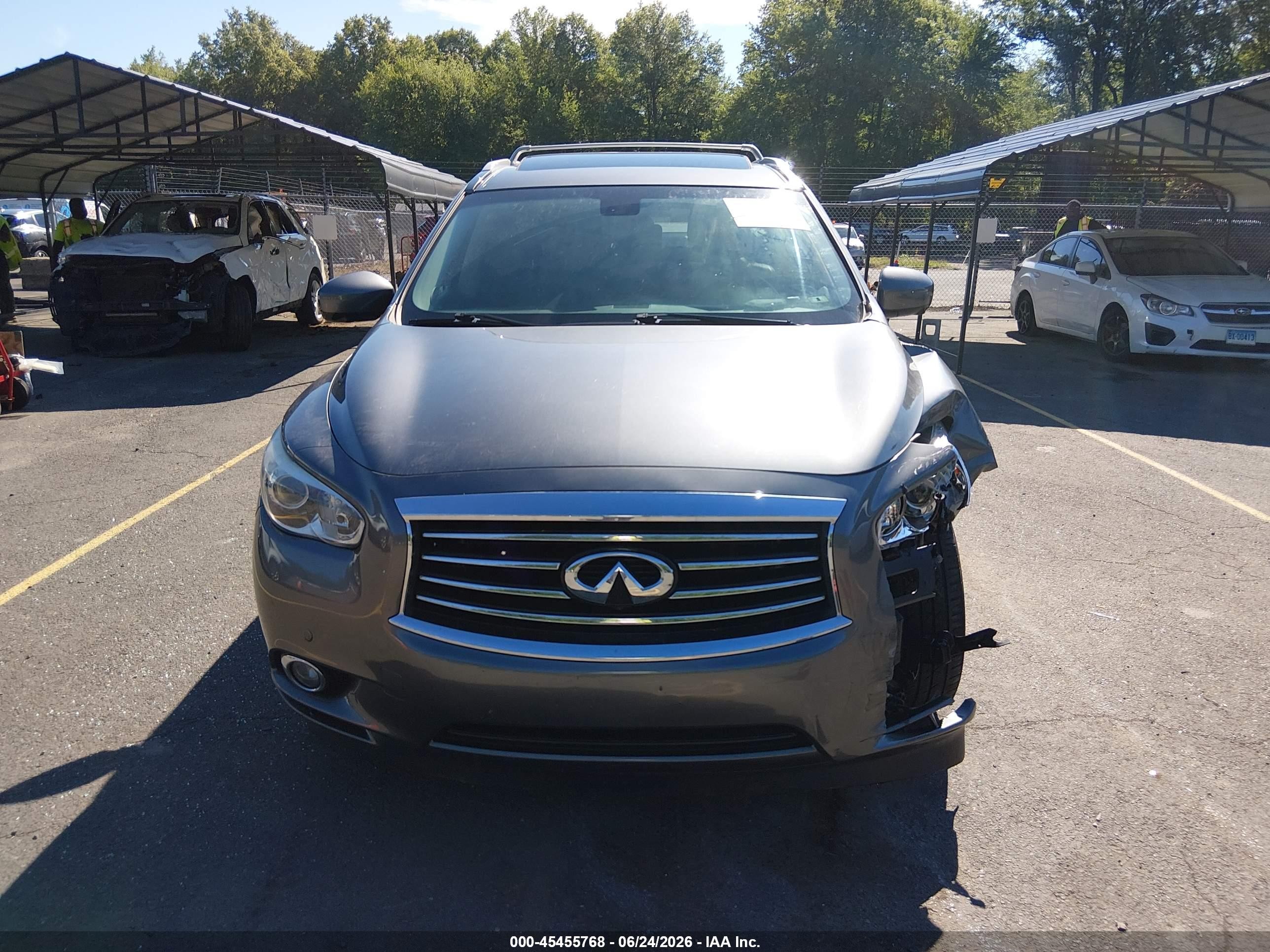 2015 Infiniti Qx60   Gray vin: 5N1AL0MM7FC532096