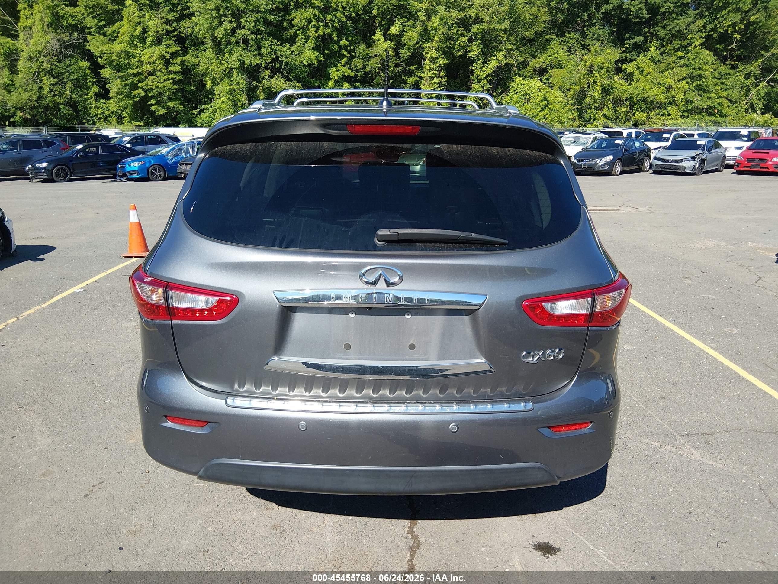 2015 Infiniti Qx60   Gray vin: 5N1AL0MM7FC532096