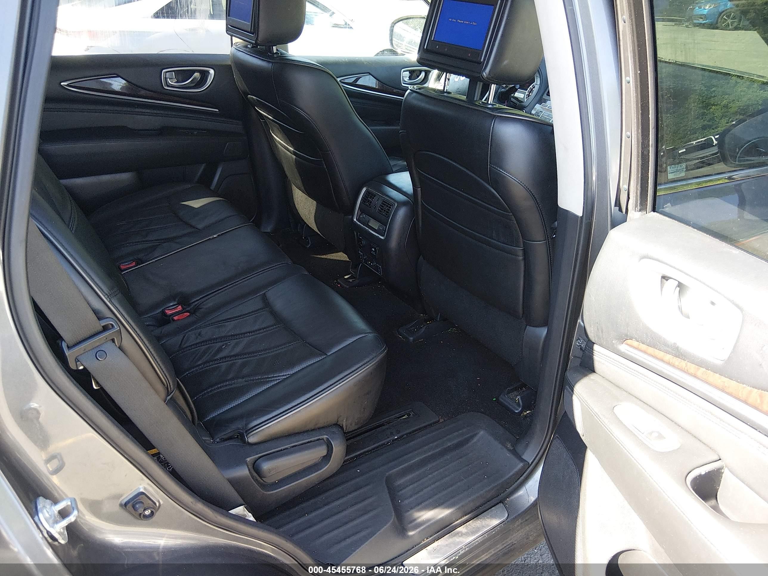 2015 Infiniti Qx60   Gray vin: 5N1AL0MM7FC532096
