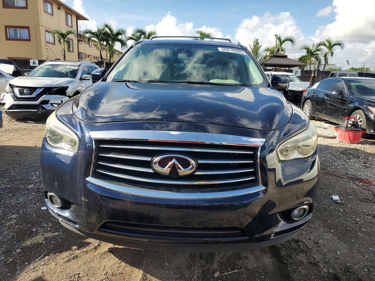 2015 Infiniti Qx60 Base Blue vin: 5N1AL0MM7FC541333