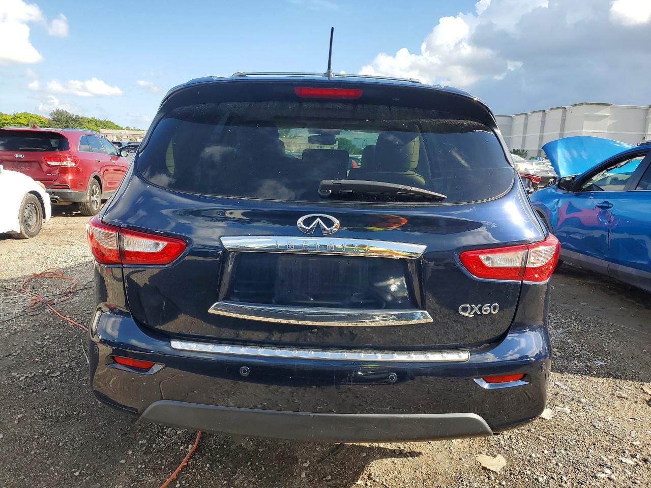 2015 Infiniti Qx60 Base Blue vin: 5N1AL0MM7FC541333