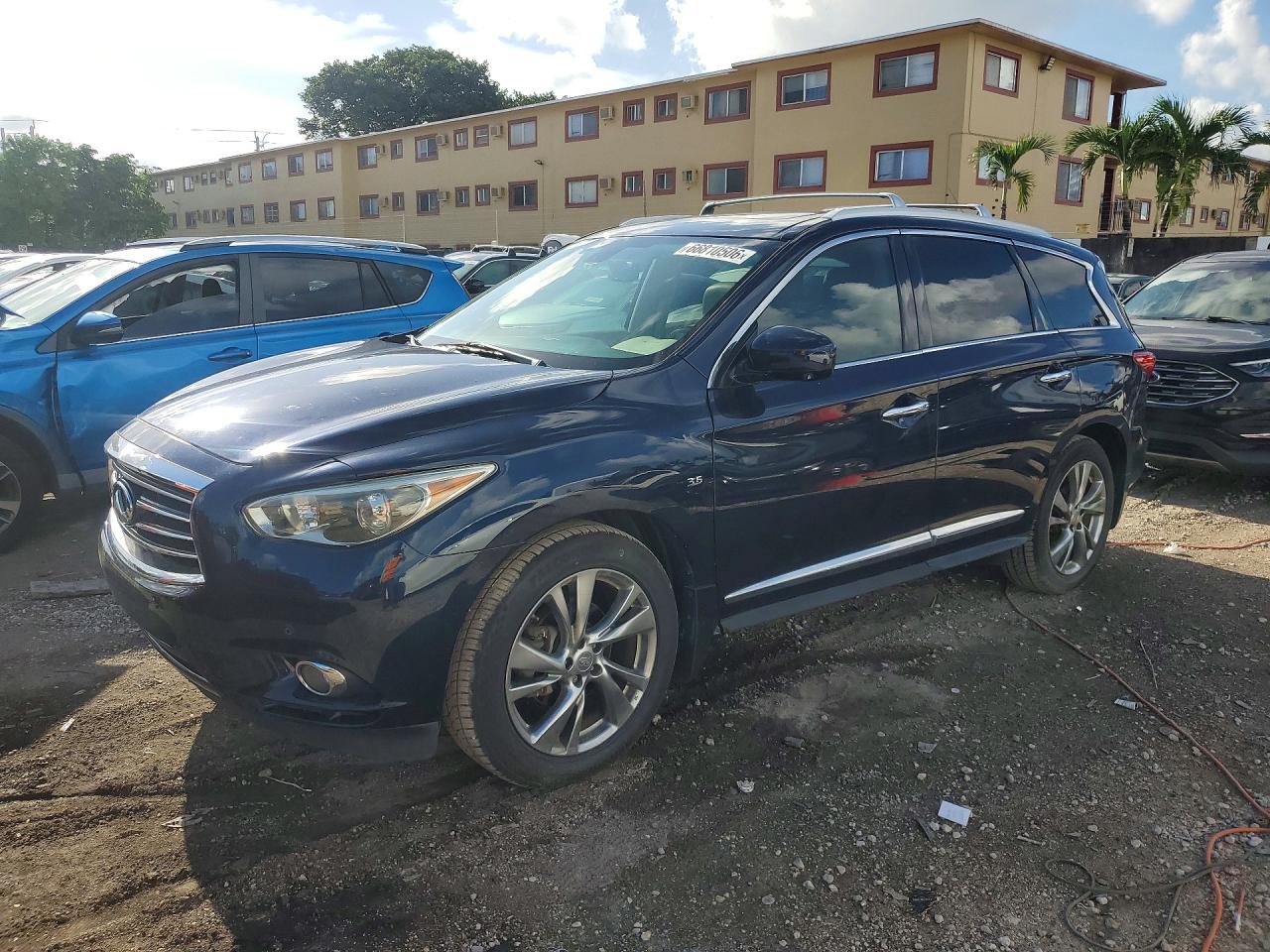 2015 Infiniti Qx60 Base Blue vin: 5N1AL0MM7FC541333
