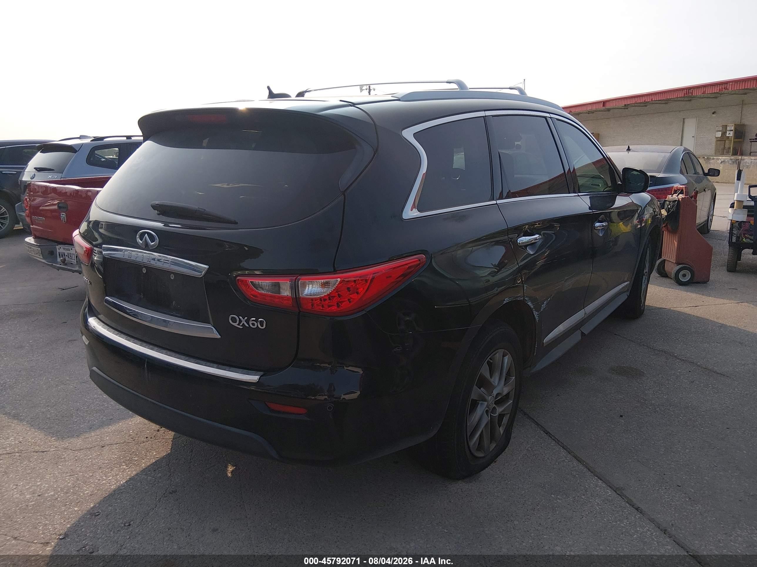 2015 Infiniti Qx60   Black vin: 5N1AL0MM7FC543860