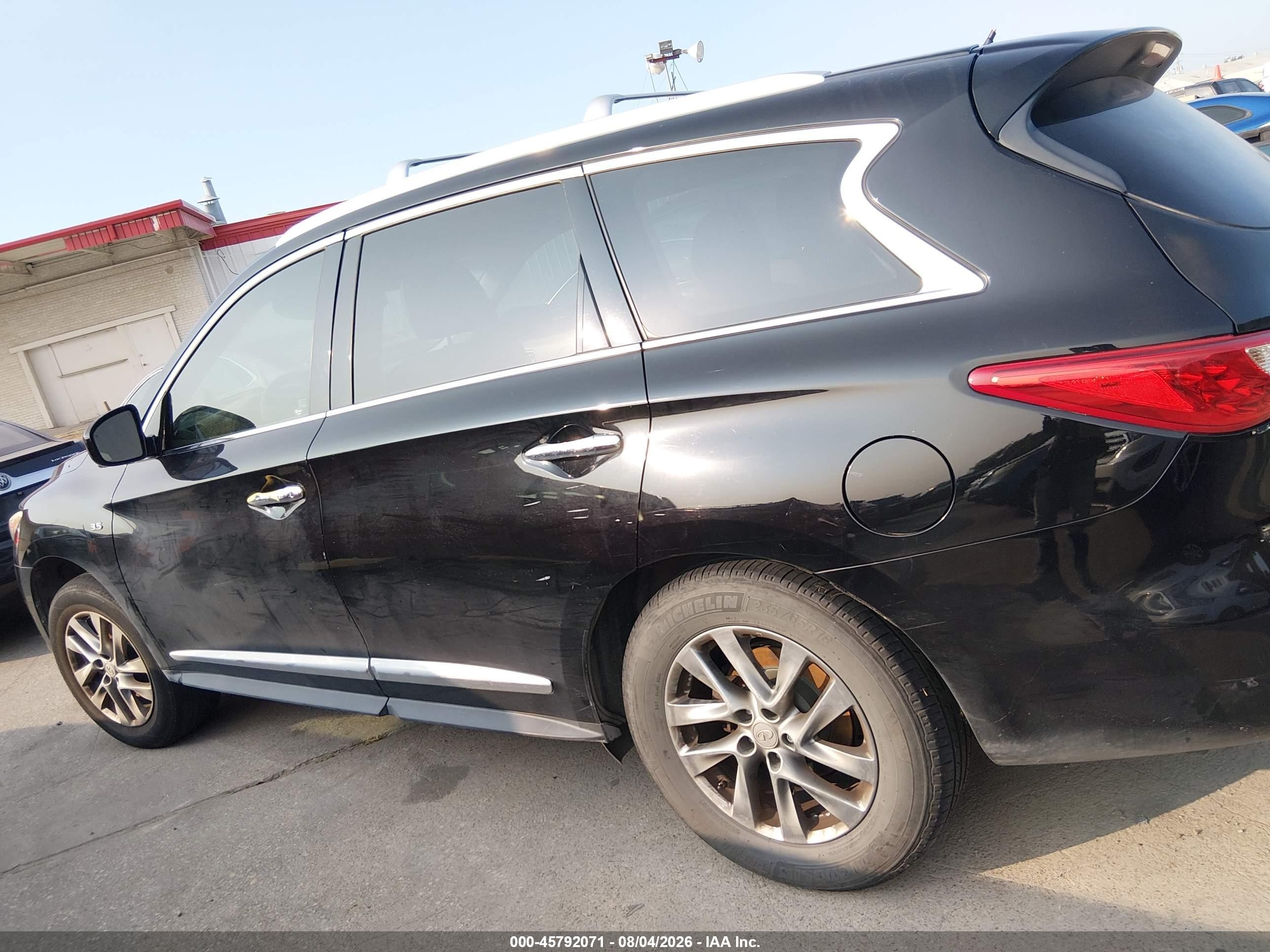 2015 Infiniti Qx60   Black vin: 5N1AL0MM7FC543860