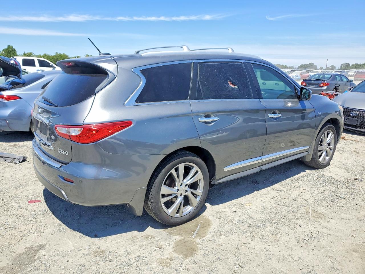 2015 Infiniti Qx60 Base Серый vin: 5N1AL0MM7FC547942
