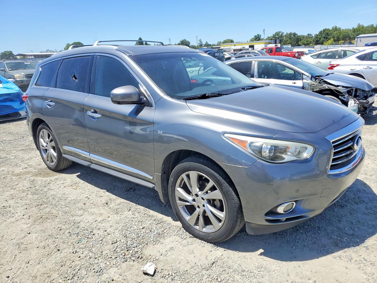 2015 Infiniti Qx60 Base Серый vin: 5N1AL0MM7FC547942