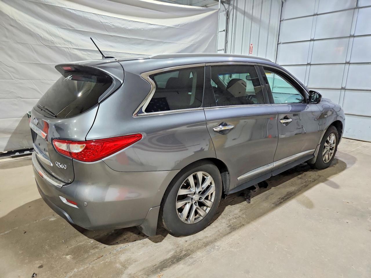 2015 Infiniti Qx60 Base Gray vin: 5N1AL0MM7FC548234