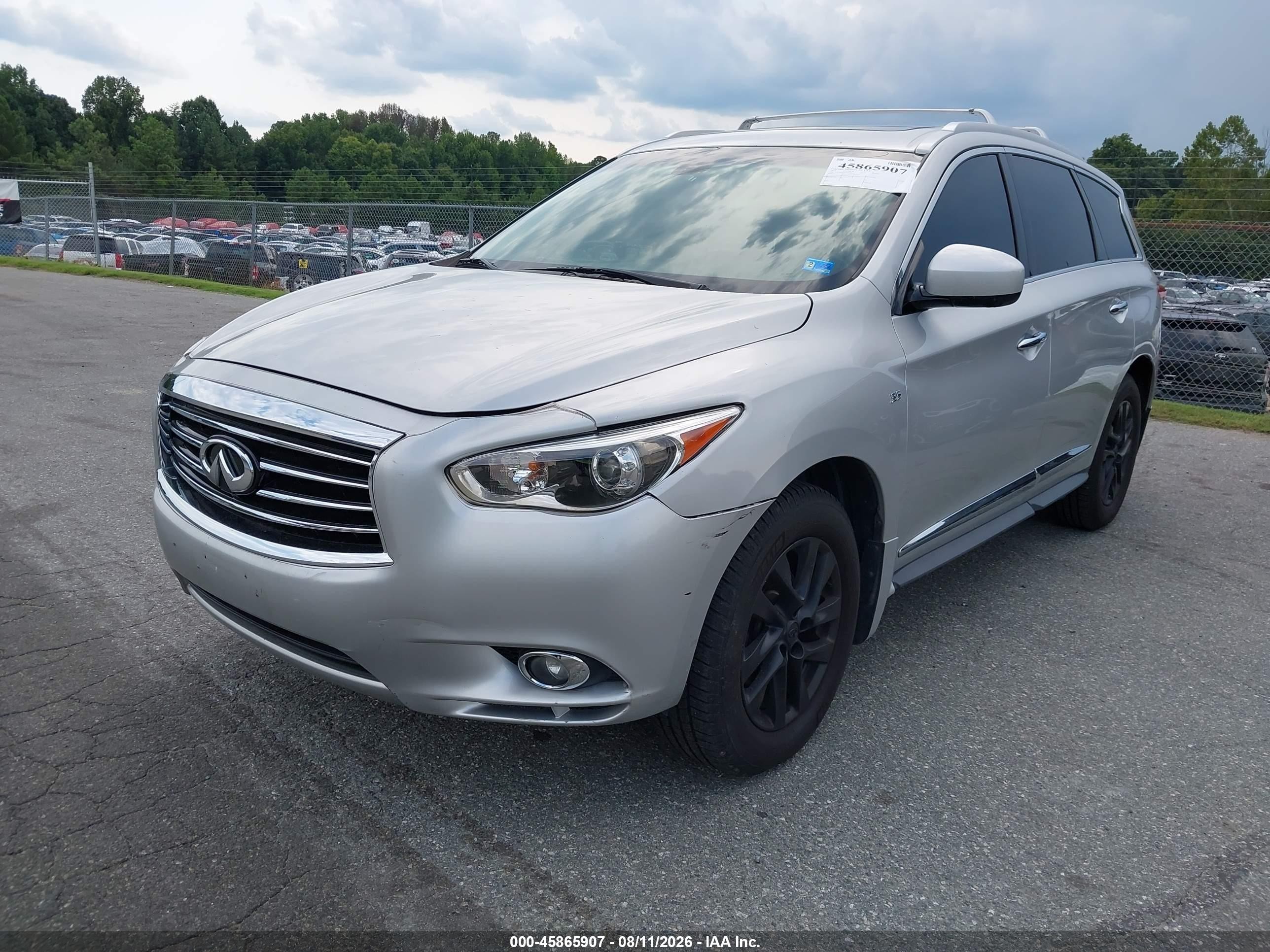 2015 Infiniti Qx60   Silver vin: 5N1AL0MM7FC549657