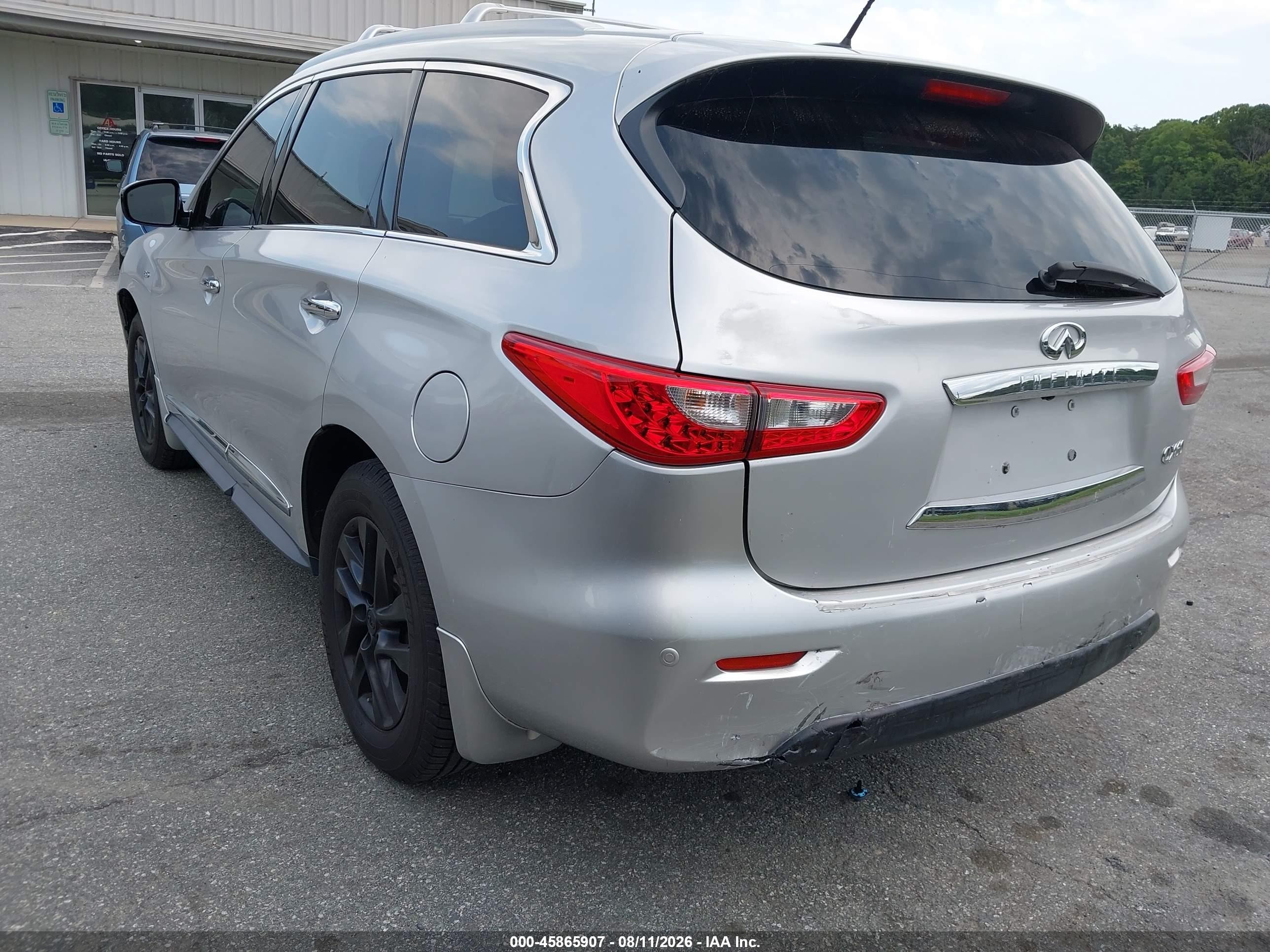 2015 Infiniti Qx60   Silver vin: 5N1AL0MM7FC549657