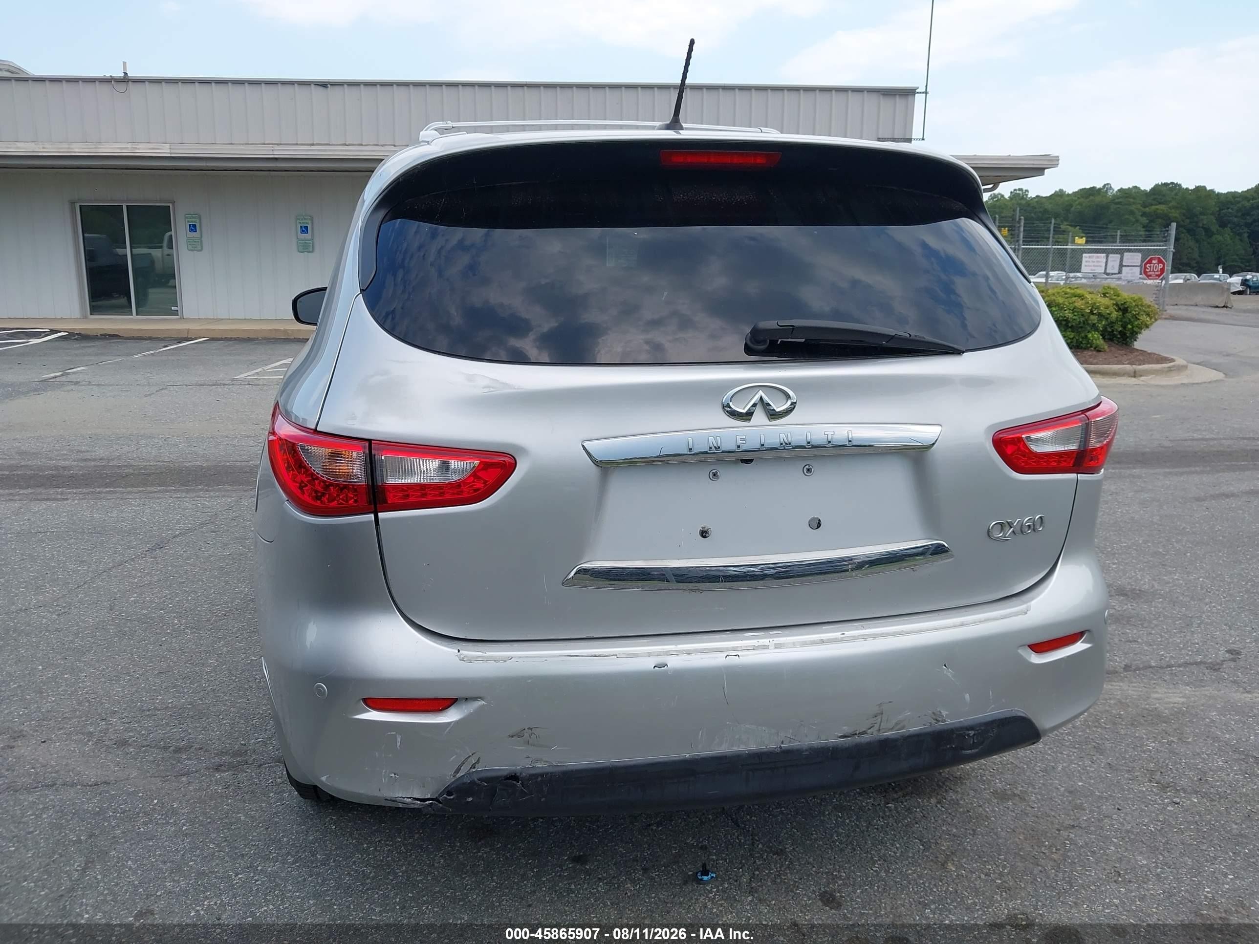 2015 Infiniti Qx60   Silver vin: 5N1AL0MM7FC549657