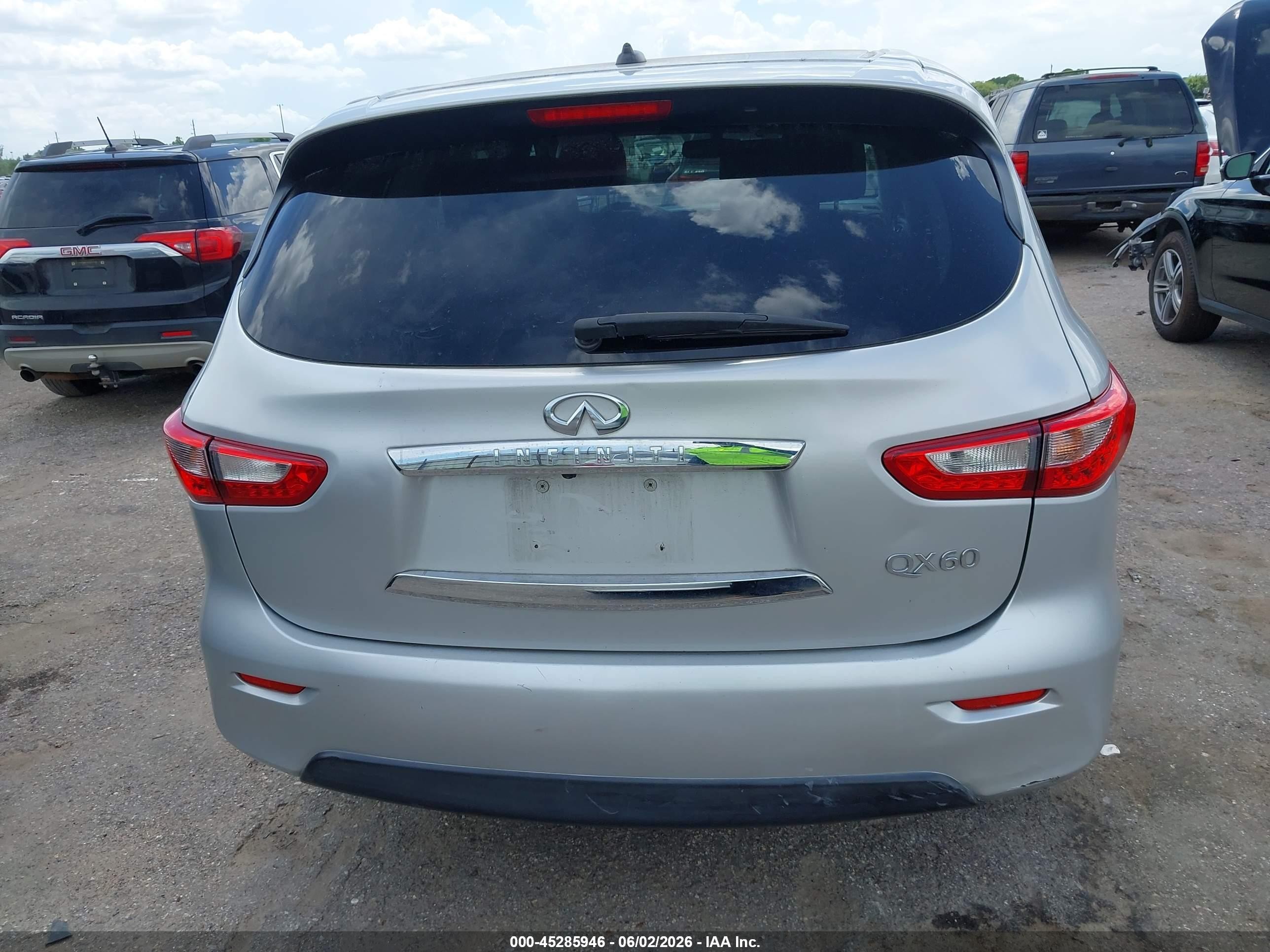 2015 Infiniti Qx60   Silver vin: 5N1AL0MM7FC551151