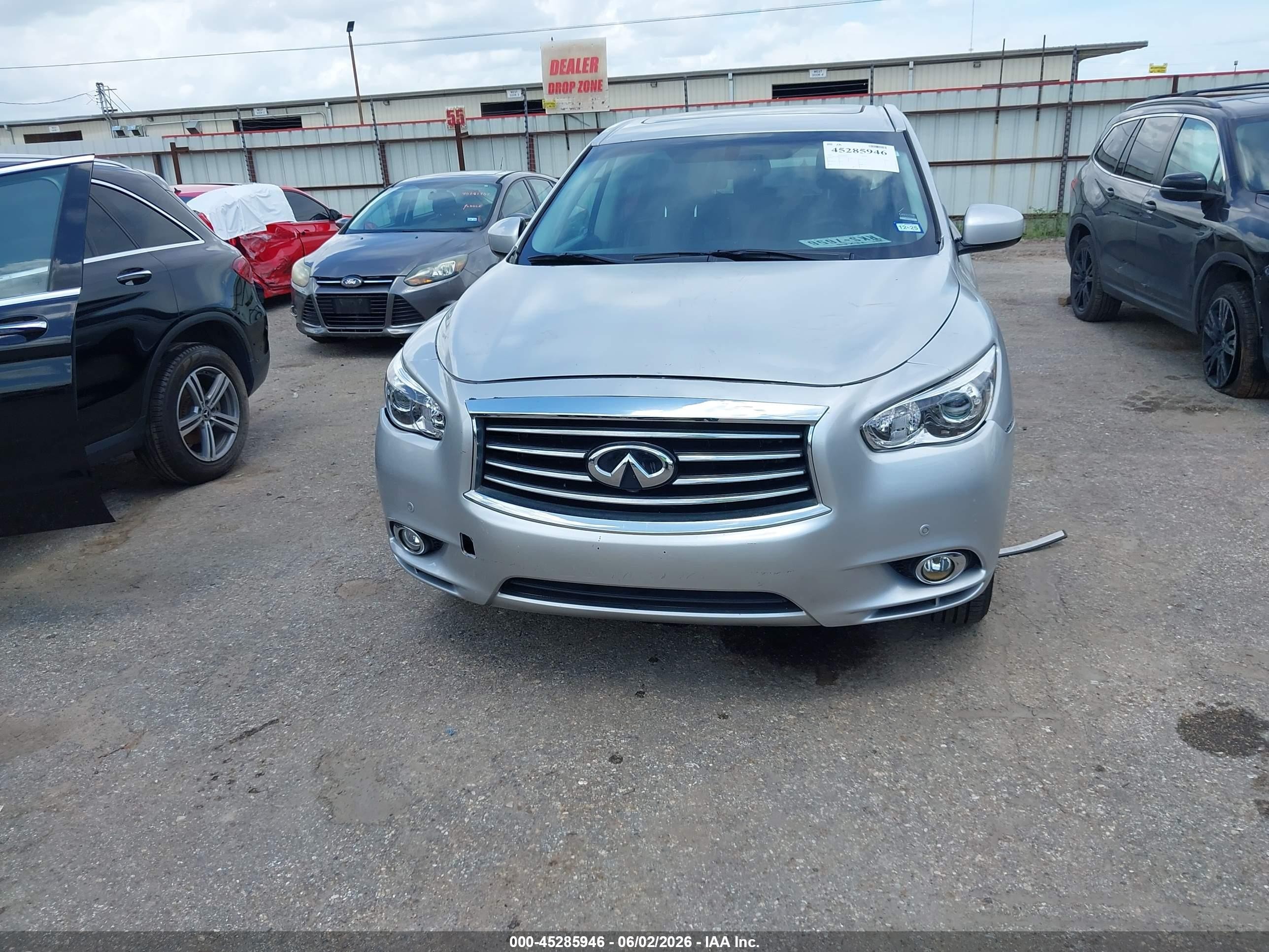 2015 Infiniti Qx60   Silver vin: 5N1AL0MM7FC551151