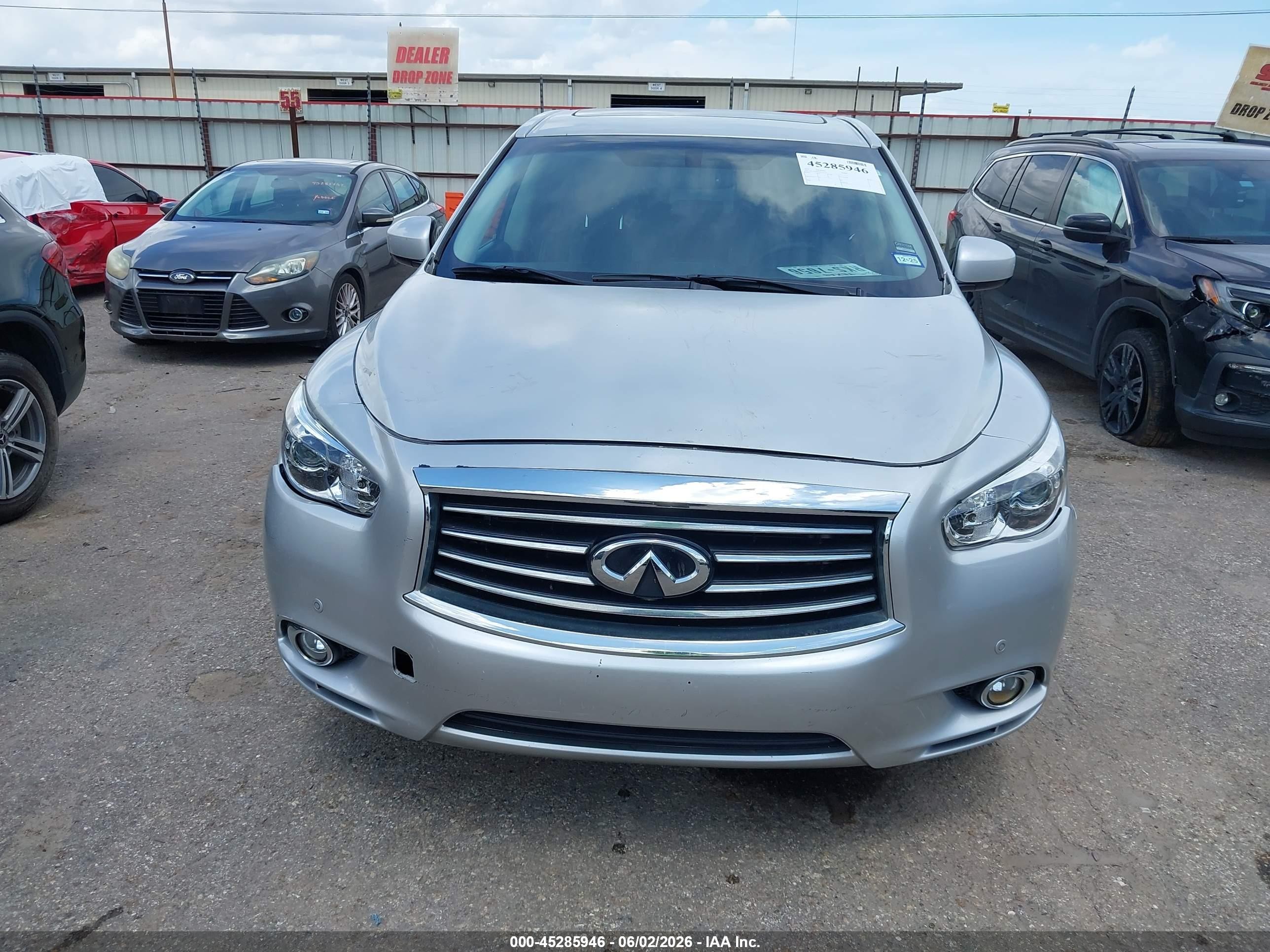 2015 Infiniti Qx60   Silver vin: 5N1AL0MM7FC551151