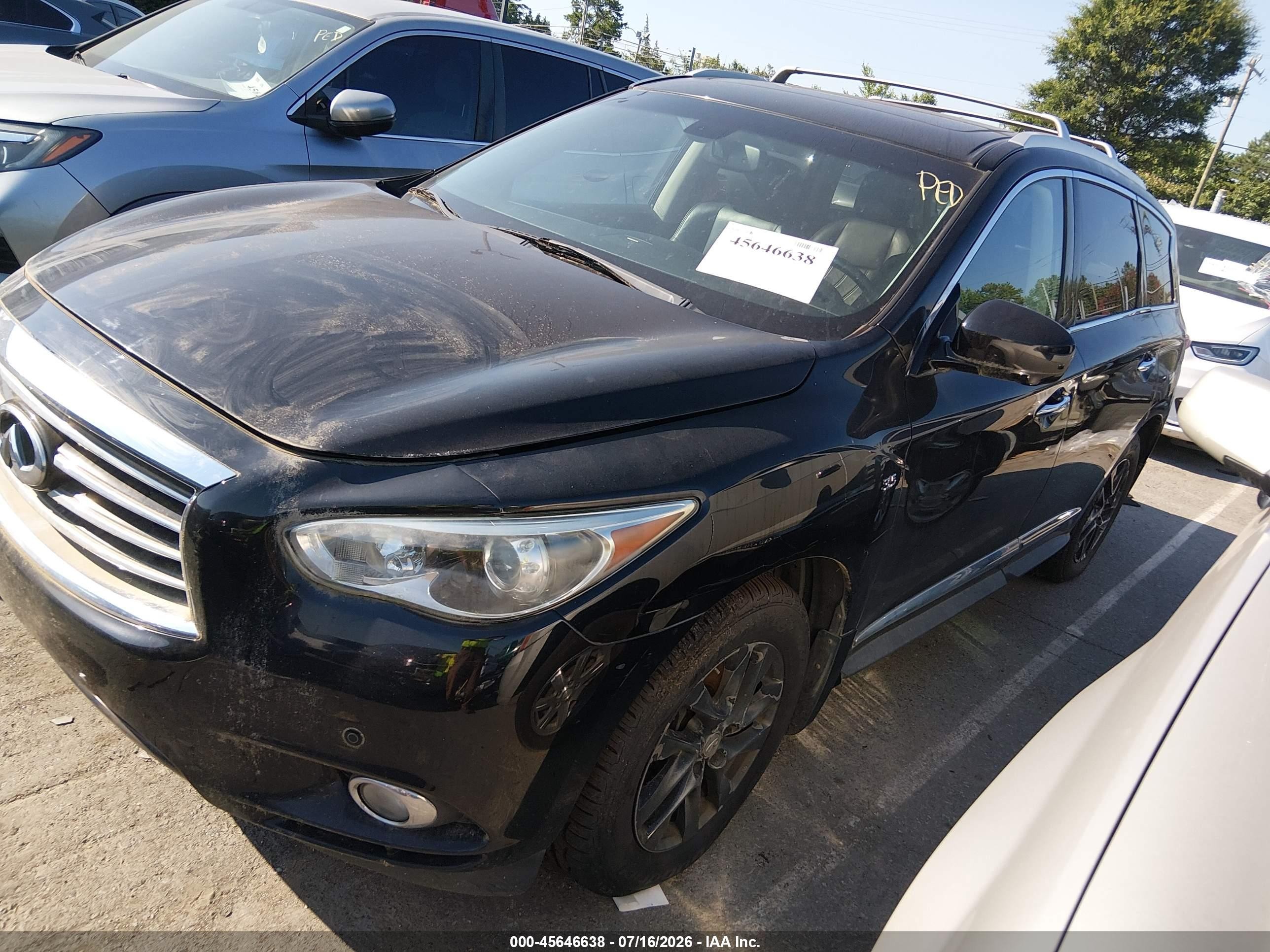 2015 Infiniti Qx60   Black vin: 5N1AL0MM7FC553305
